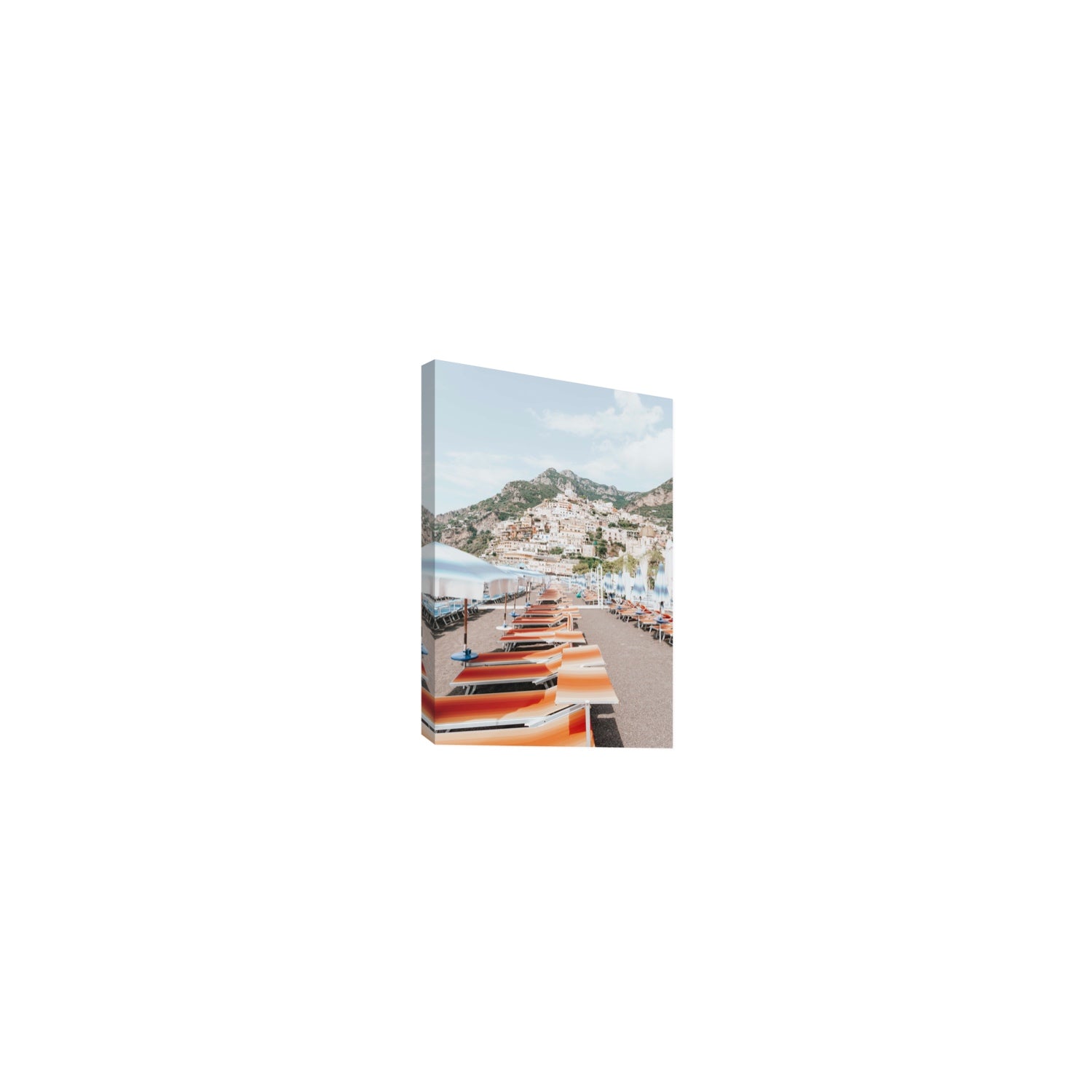 A Symphony of Colours fine art print, Positano, Italy, Small, Stretched Canvas