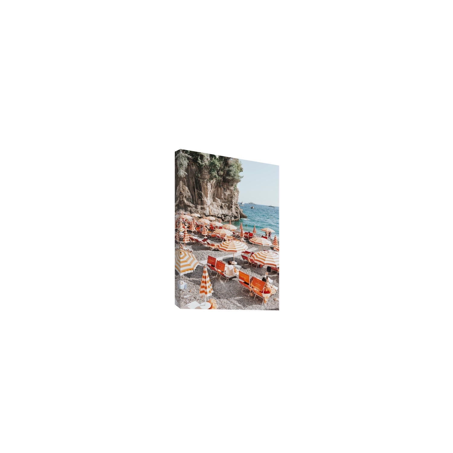 Tangerine Dream fine art print, Positano, Italy, Small, Stretched Canvas