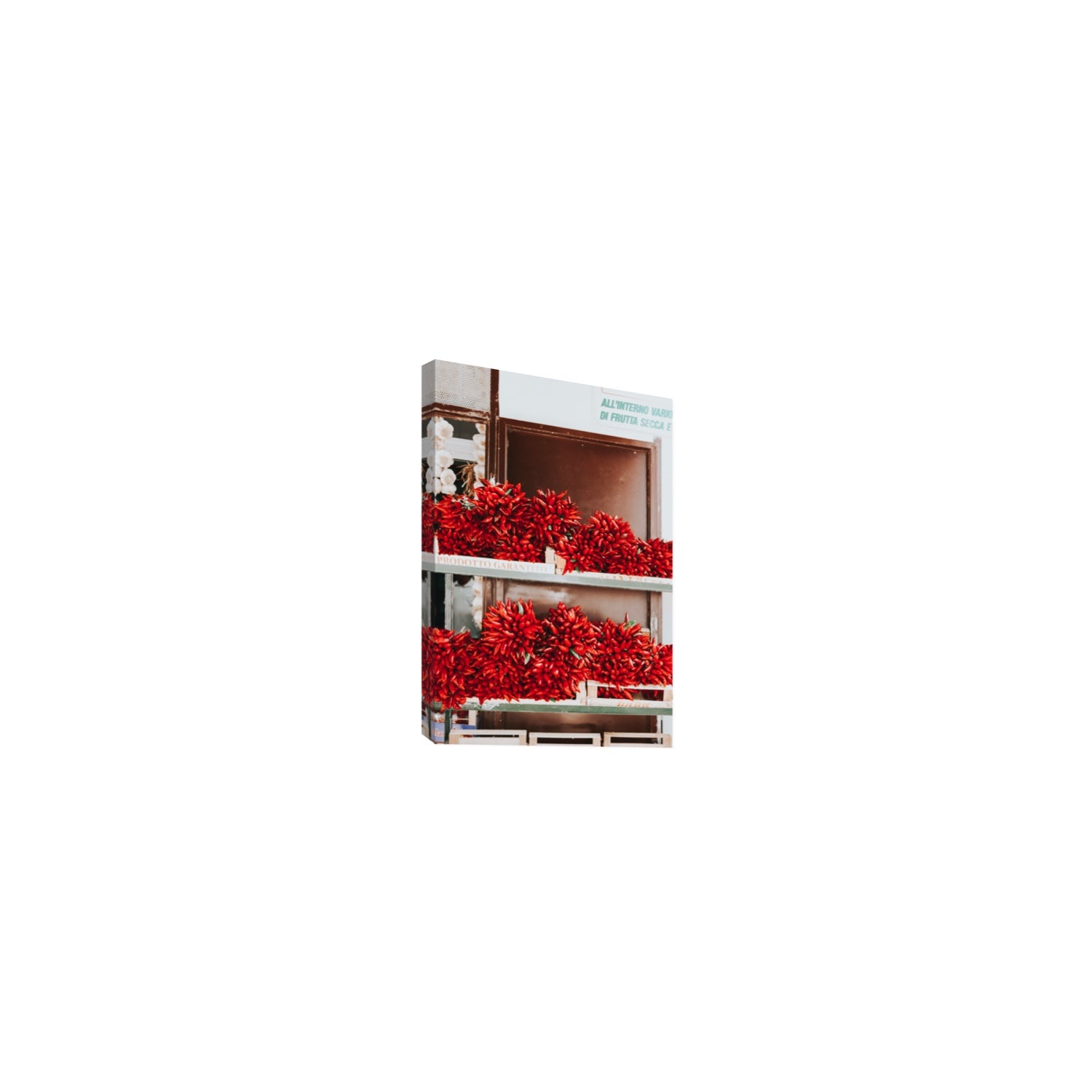 Hot Harvest Puglia Italian wall art Small stretched canvas print