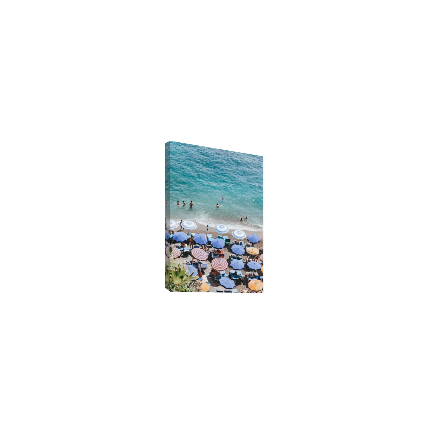 Paradise Beach fine art print, Positano, Italy, Small, Stretched Canvas