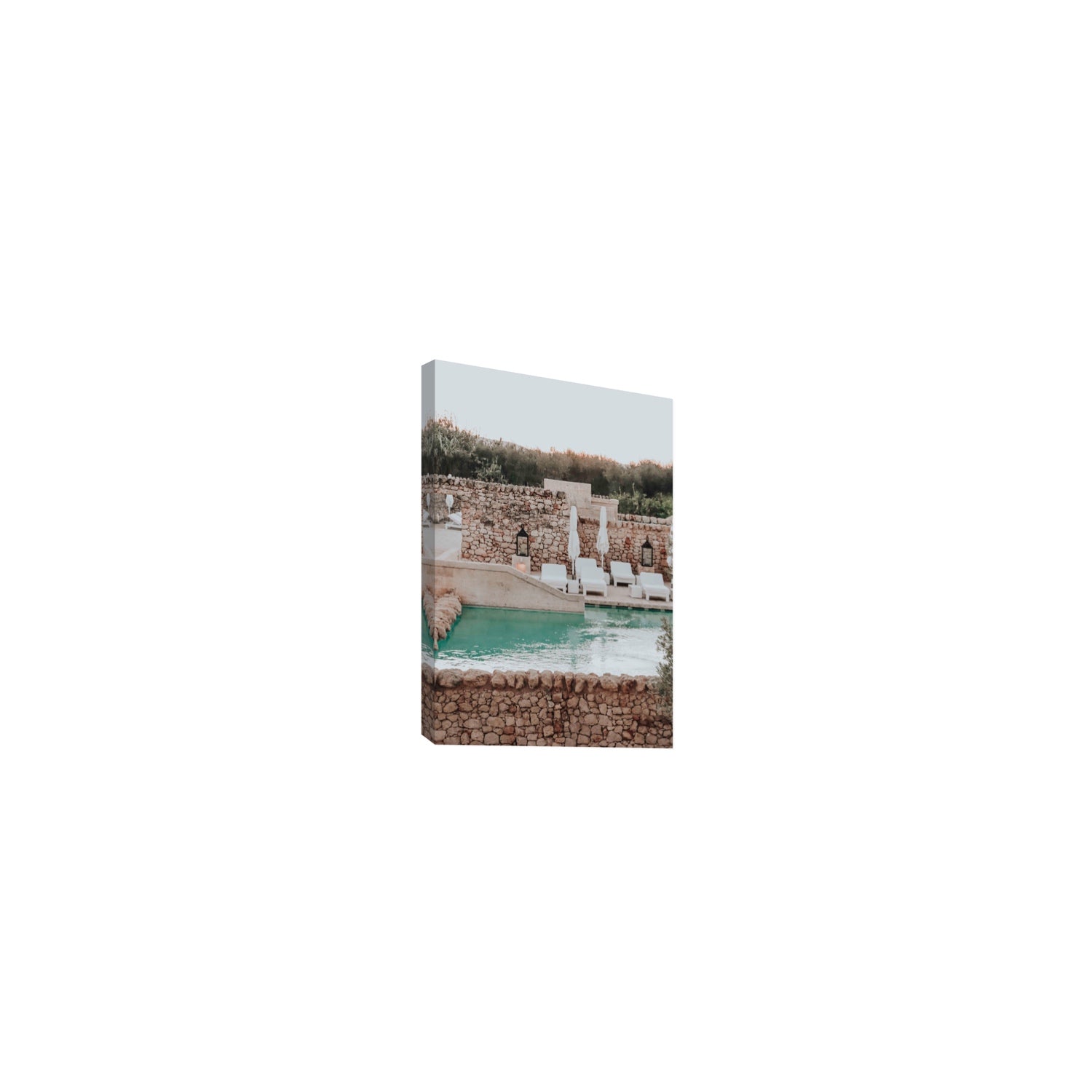 Stone Refuge fine art print, Puglia, Italy, Small, Stretched Canvas