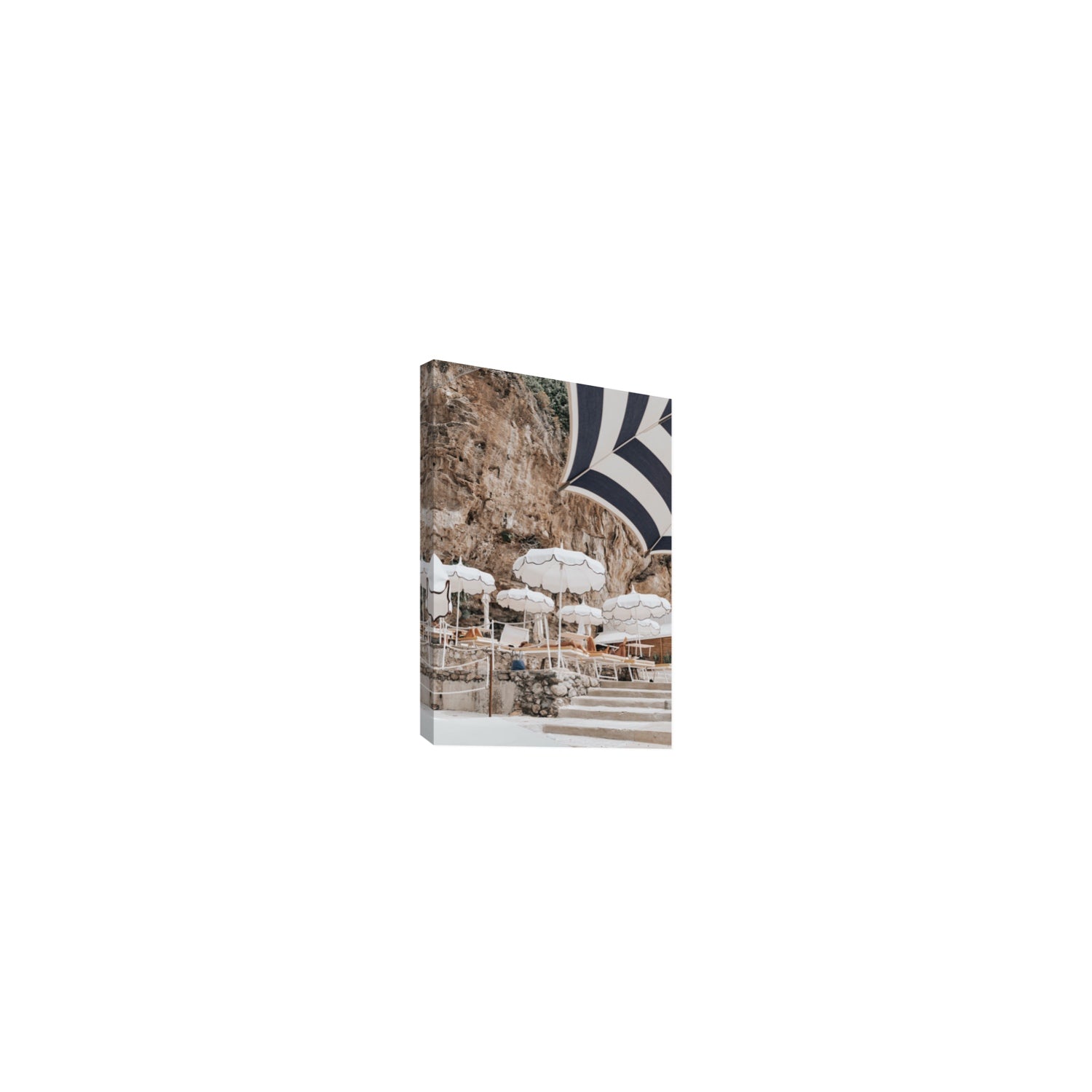 Rocky Refuge fine art print, Positano, Italy, Small, Stretched Canvas