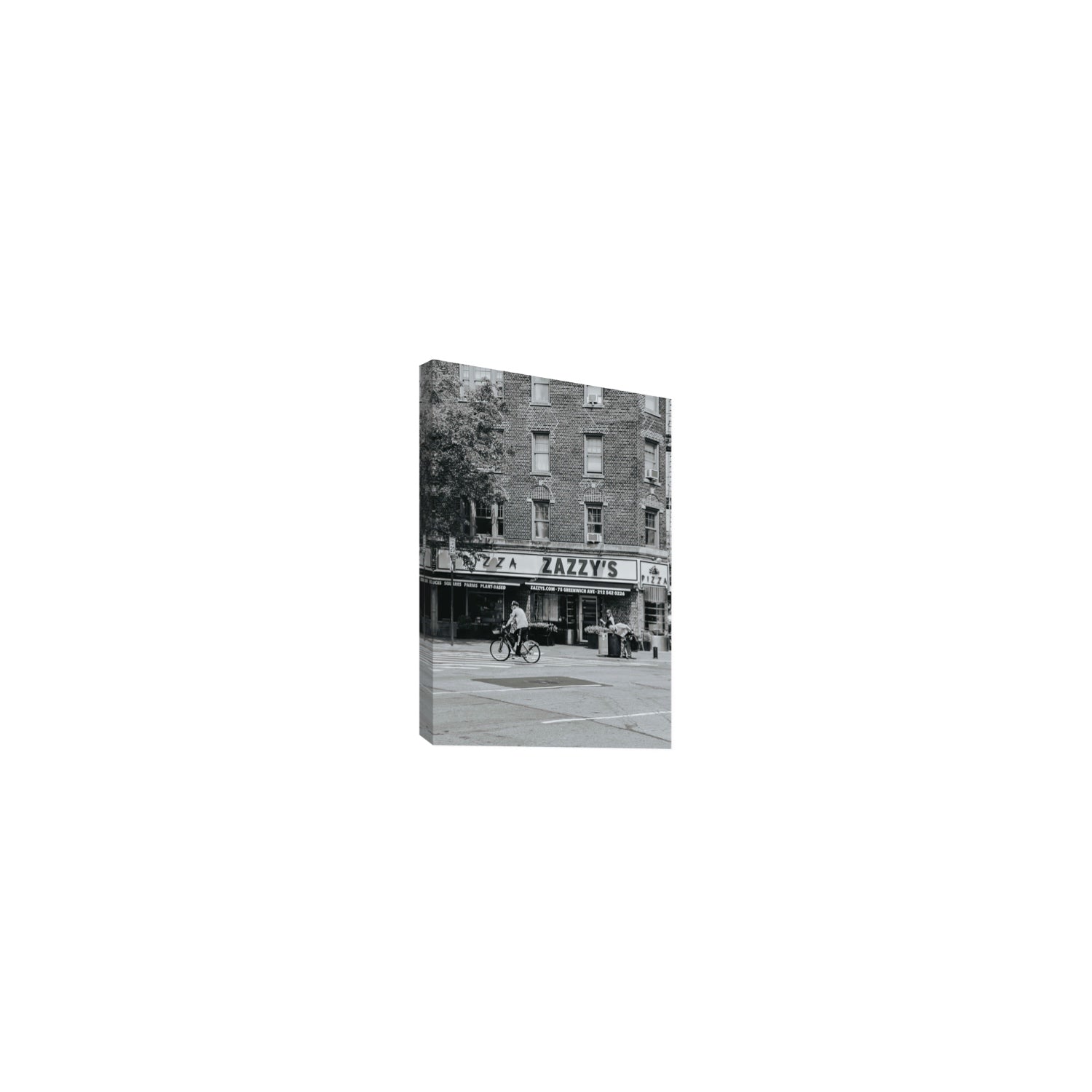 Zazzy's New York NYC Black & White wall art Small stretched canvas print