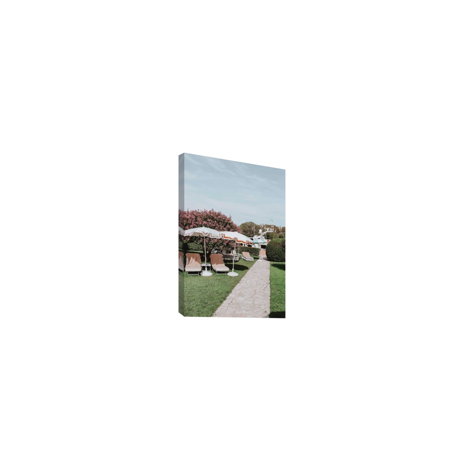 A Bellini Awaits Venice Italian wall art Small stretched canvas print