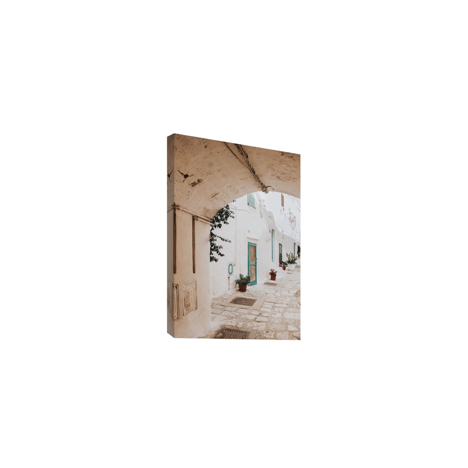 La Citta Bianca Puglia La Città Bianca wall art Medium stretched canvas print
