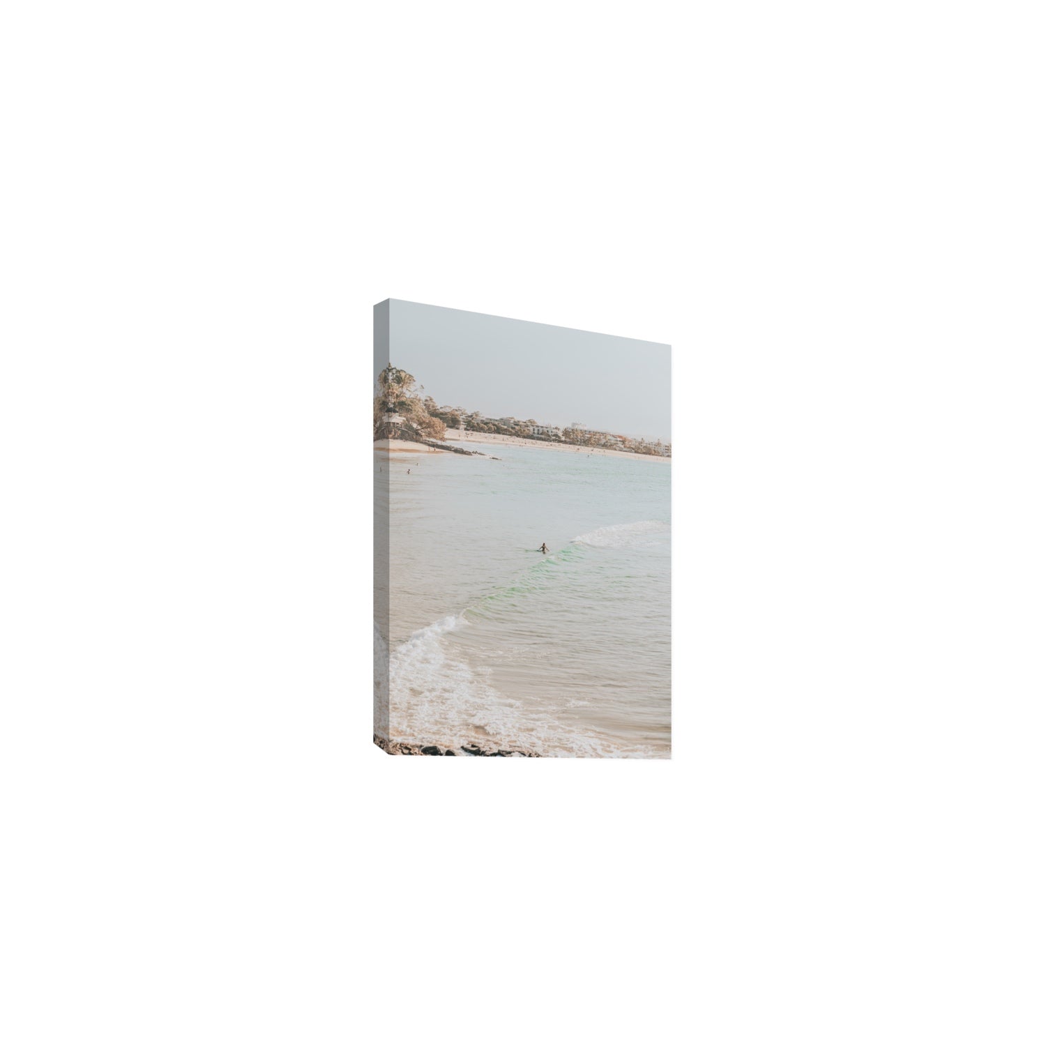 Salt Reverie fine art print, Noosa, Australia, coastal scenes artwork, Medium, Stretched Canvas