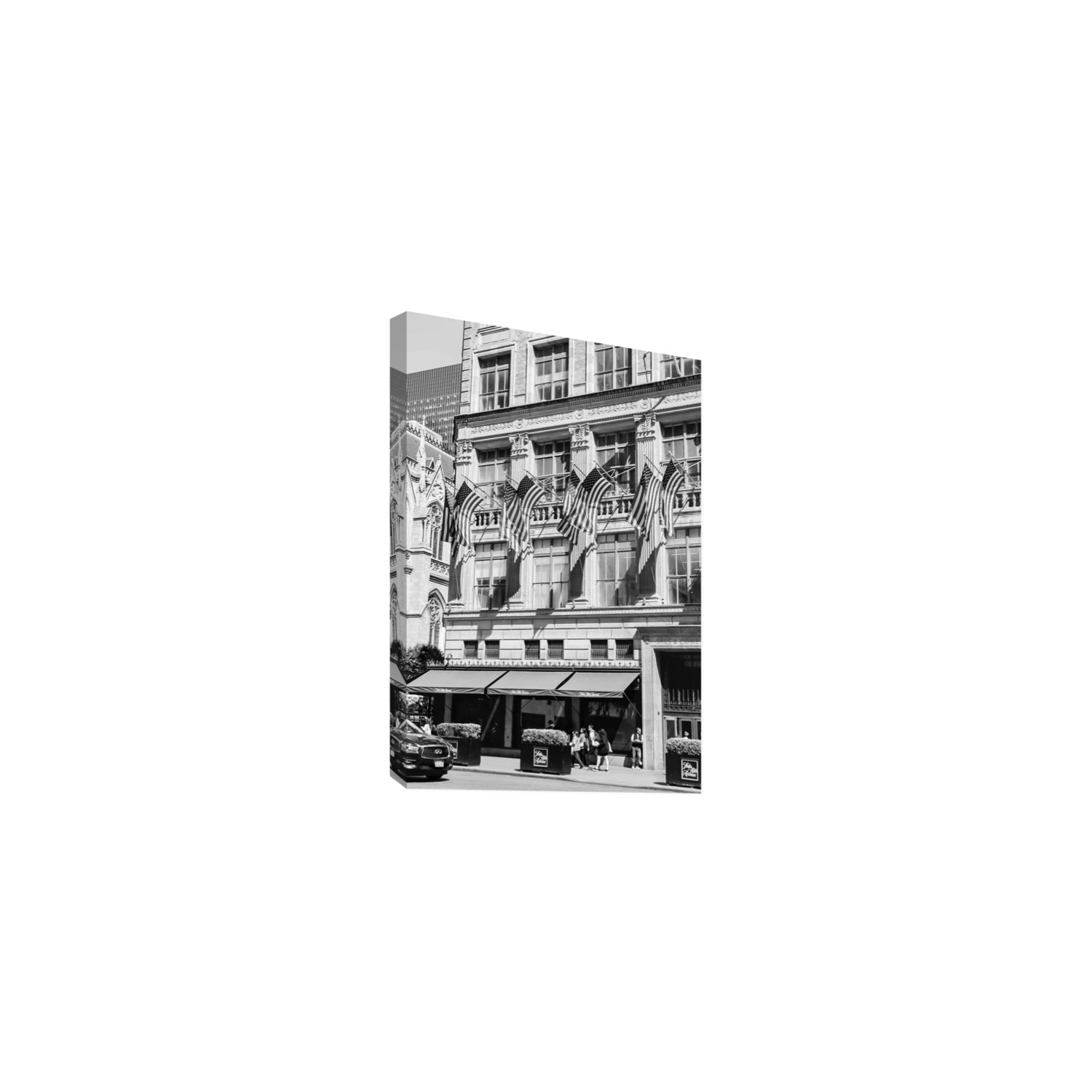 Luxury On Fifth fine art print, New York, United States, Medium, Stretched Canvas