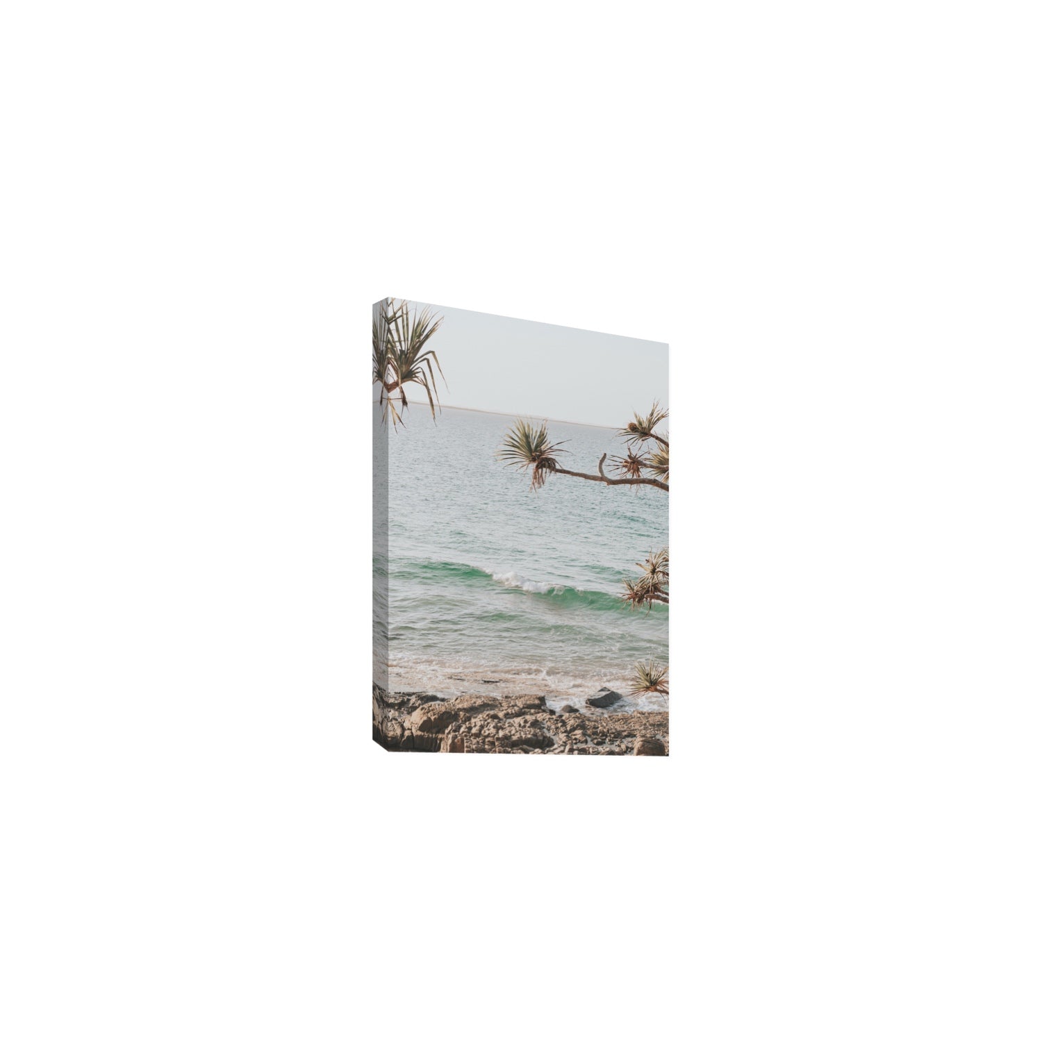 Good Vibrations fine art print, Noosa, Australia, coastal scenes artwork, Medium, Stretched Canvas