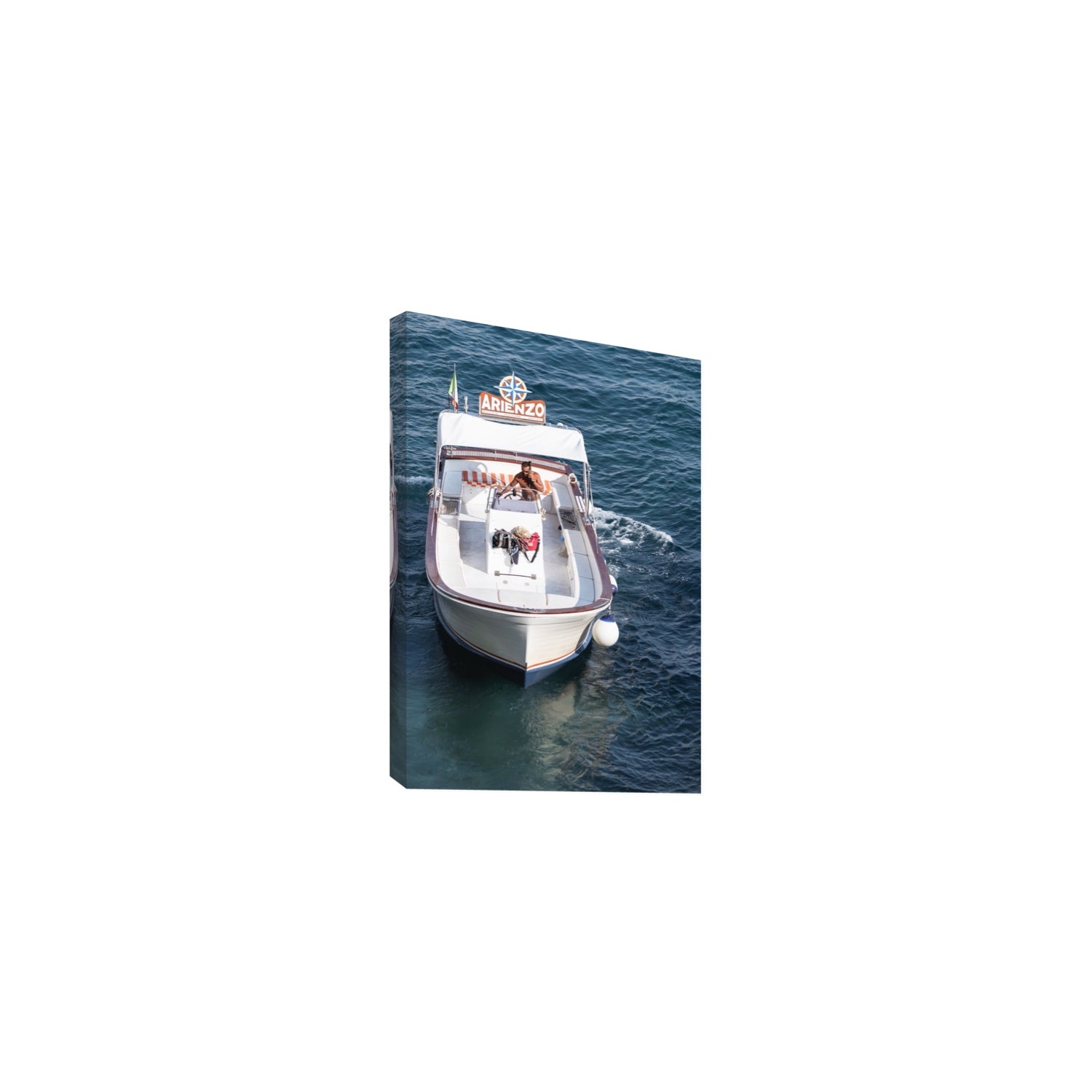 Pilota di Motoscafo fine art print, Positano, Italy, Medium, Stretched Canvas