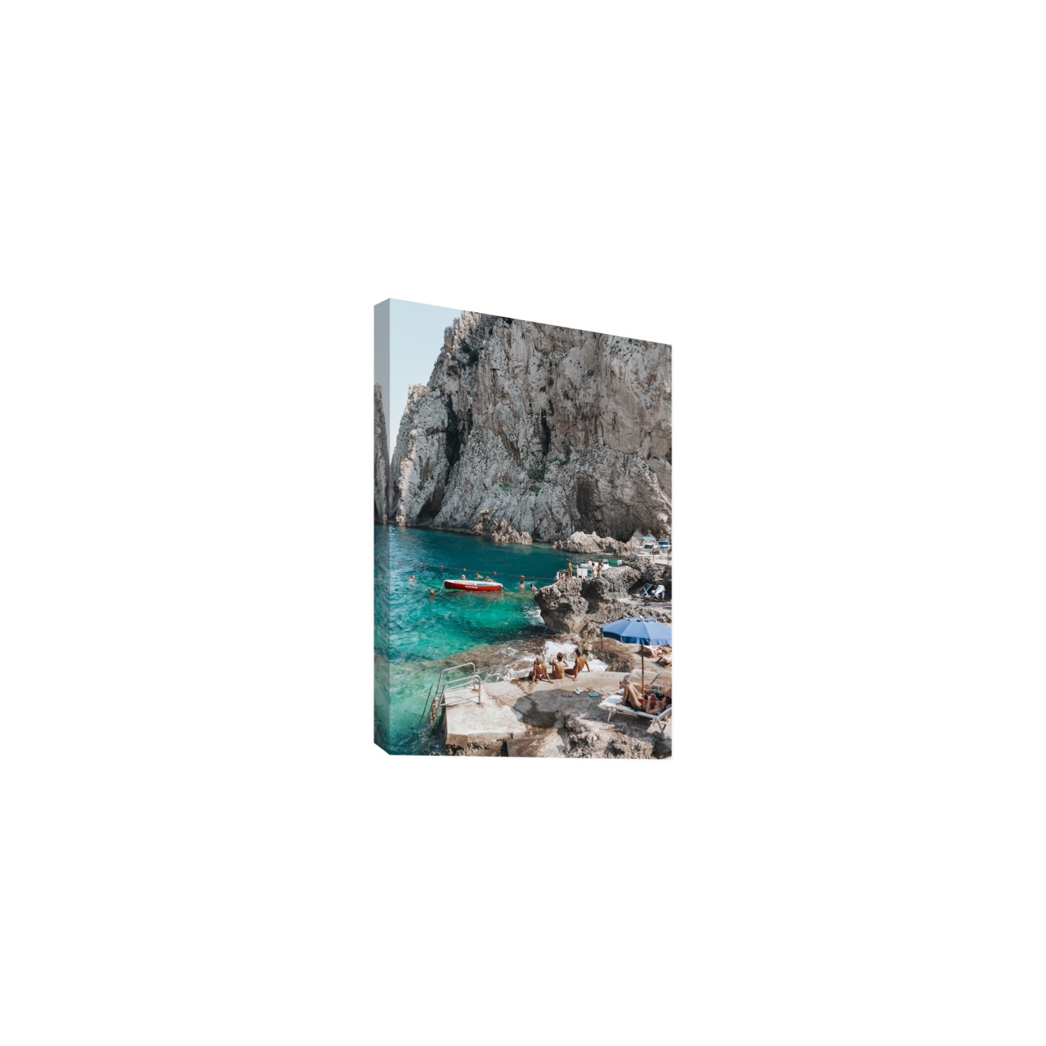 Tranquility fine art print, Capri, Italy, Medium, Stretched Canvas