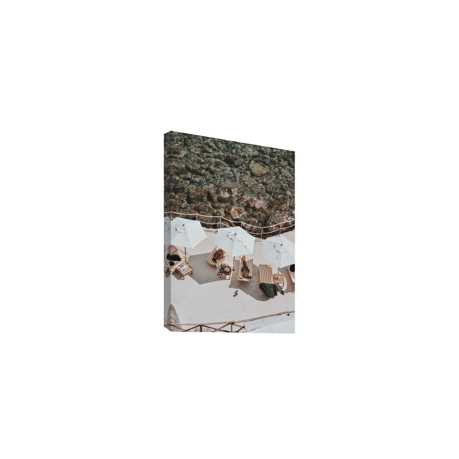 When Harry Met Sally Tuscany coastal wall art Medium stretched canvas print