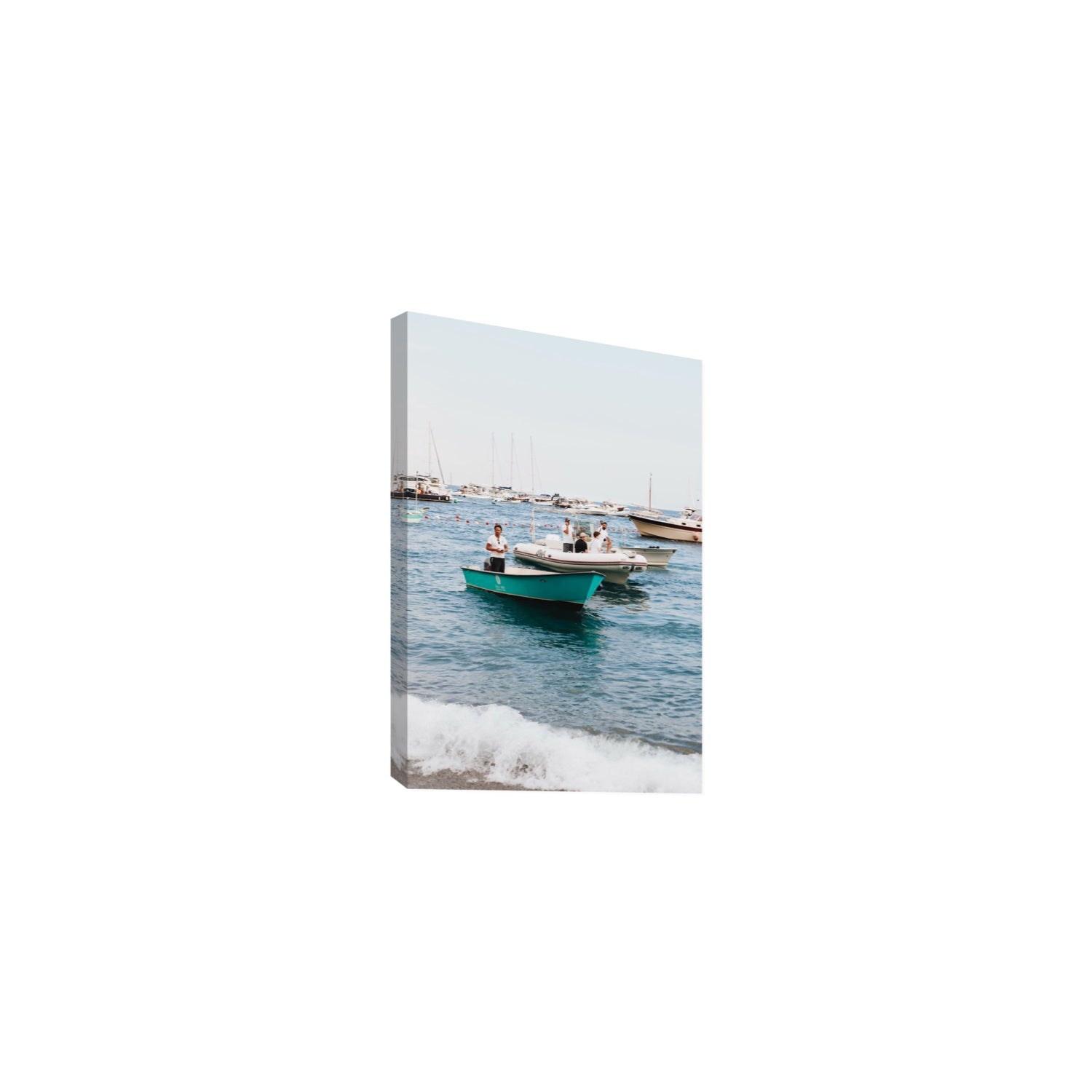 Twilight Tenders Positano wall art Medium stretched canvas print