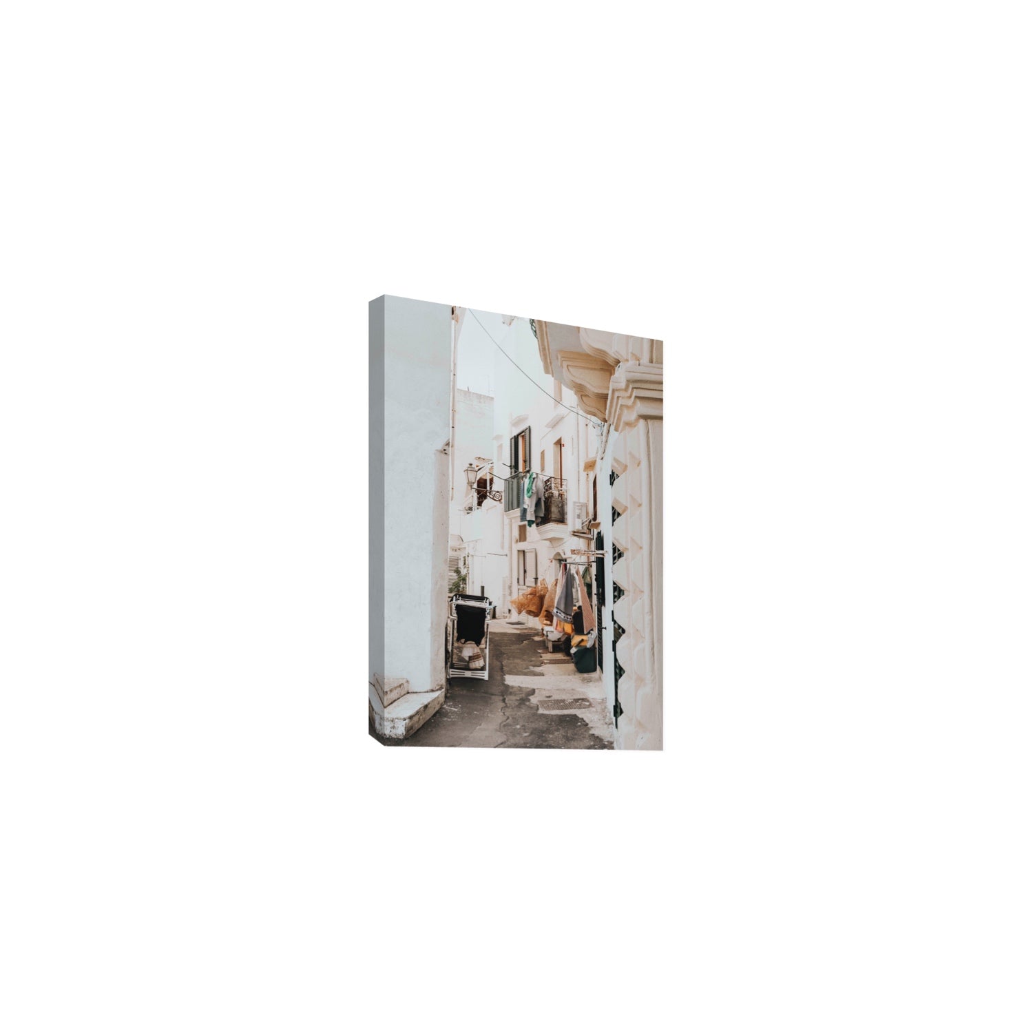 Hanging Harmony Puglia Italian wall art Medium stretched canvas print