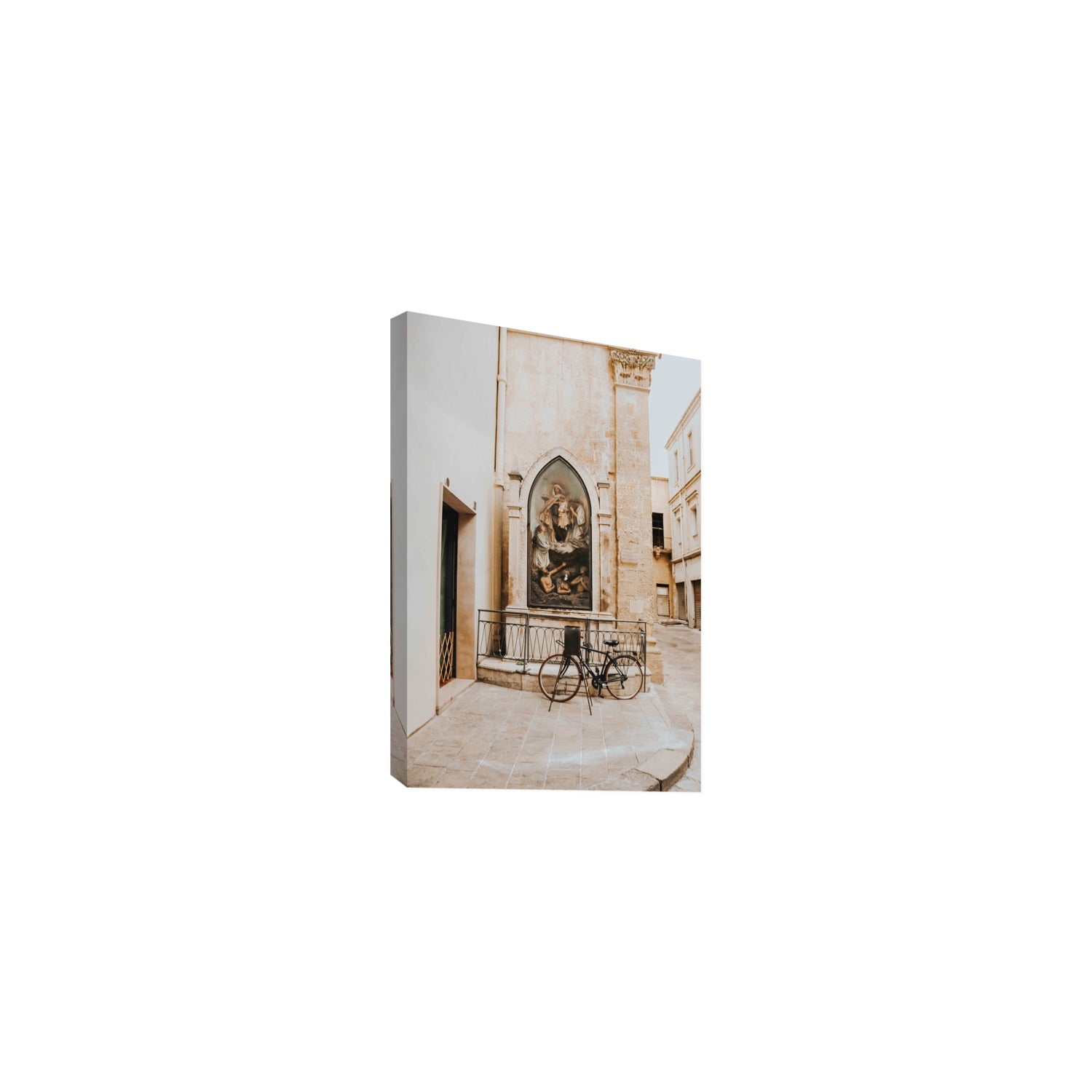 La Chiesa Puglia Otranto Italian wall art Medium stretched canvas print