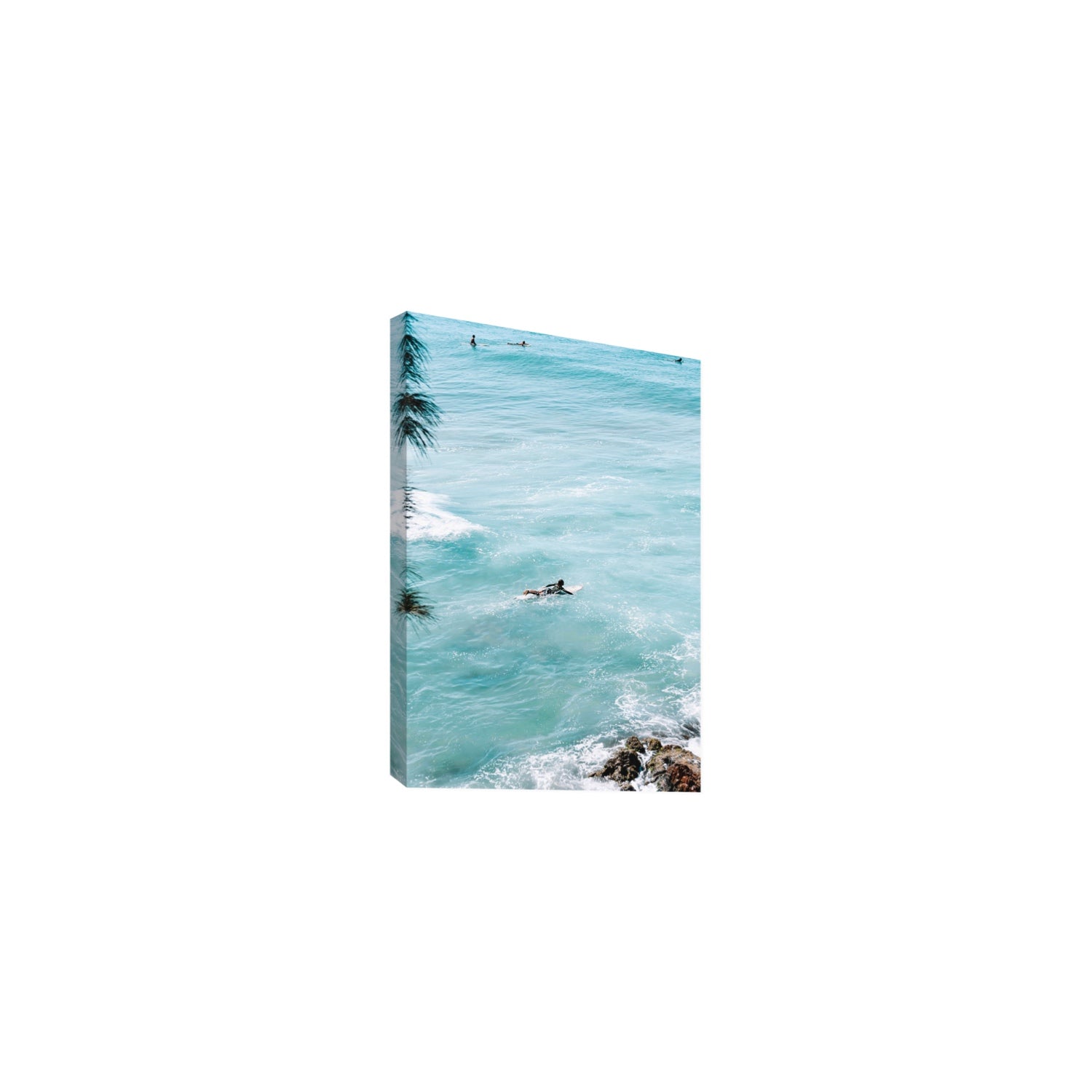 Blue Crush fine art print, Byron Bay, Australia, Medium, Stretched Canvas