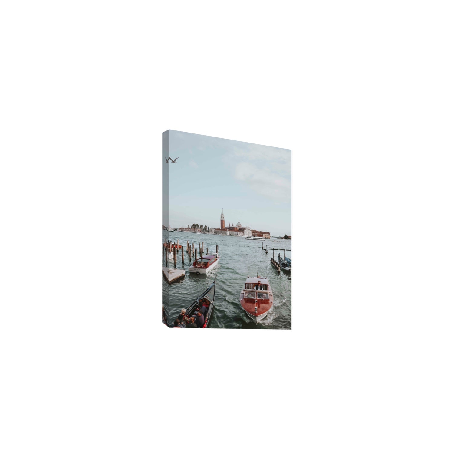 Galleggiante Venice Italian wall art Medium stretched canvas print
