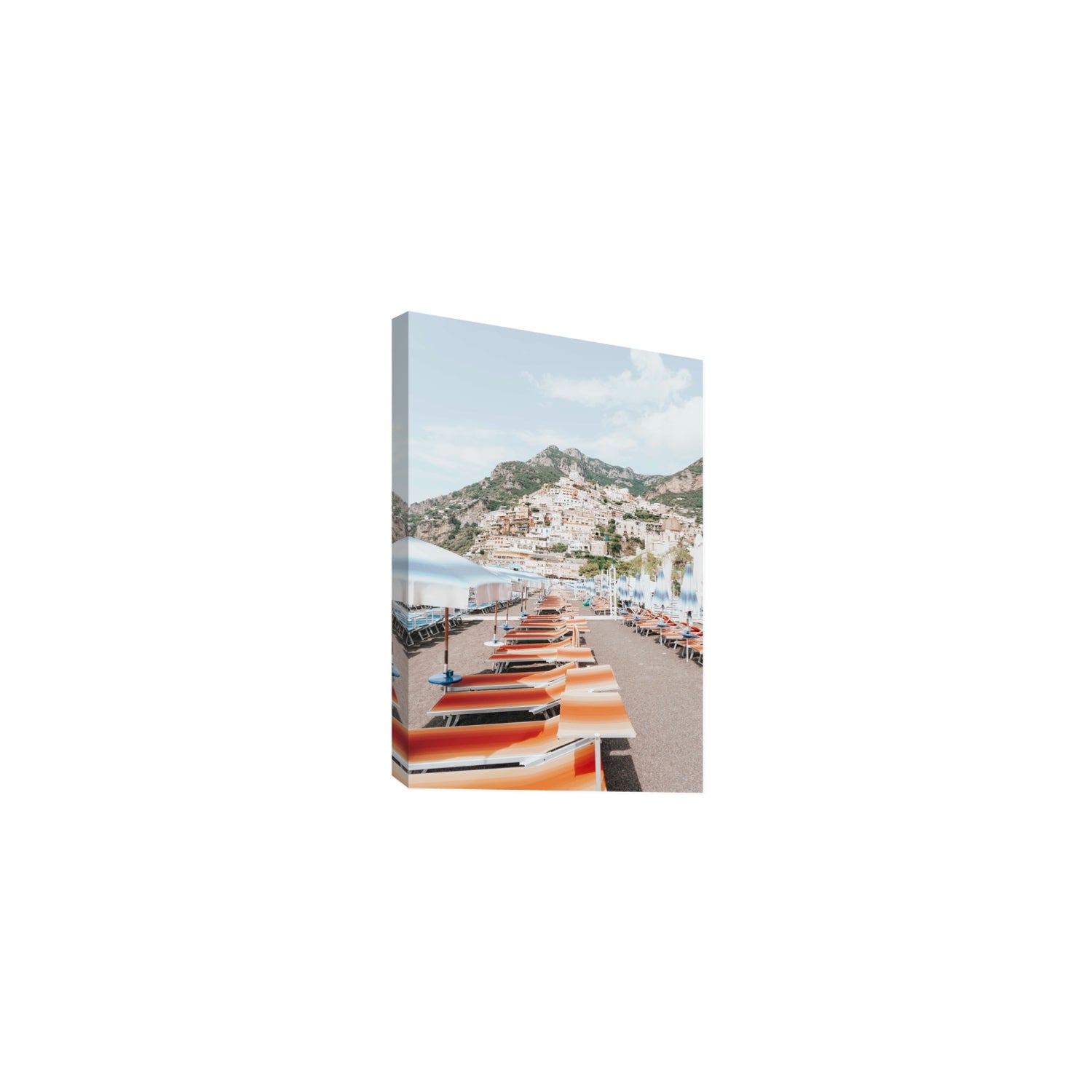 A Symphony of Colours fine art print, Positano, Italy, Medium, Stretched Canvas