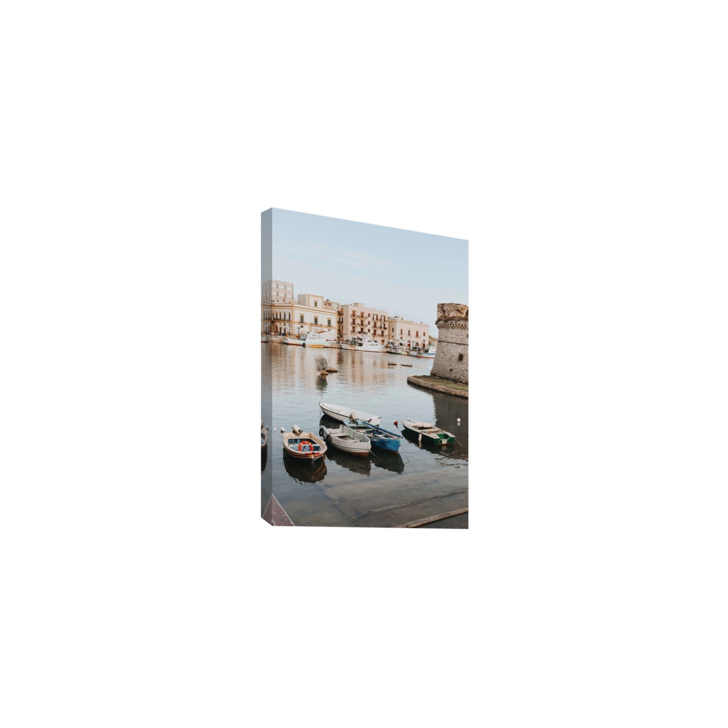 Fishing Legacy fine art print, Puglia, Italy, Medium, Stretched Canvas