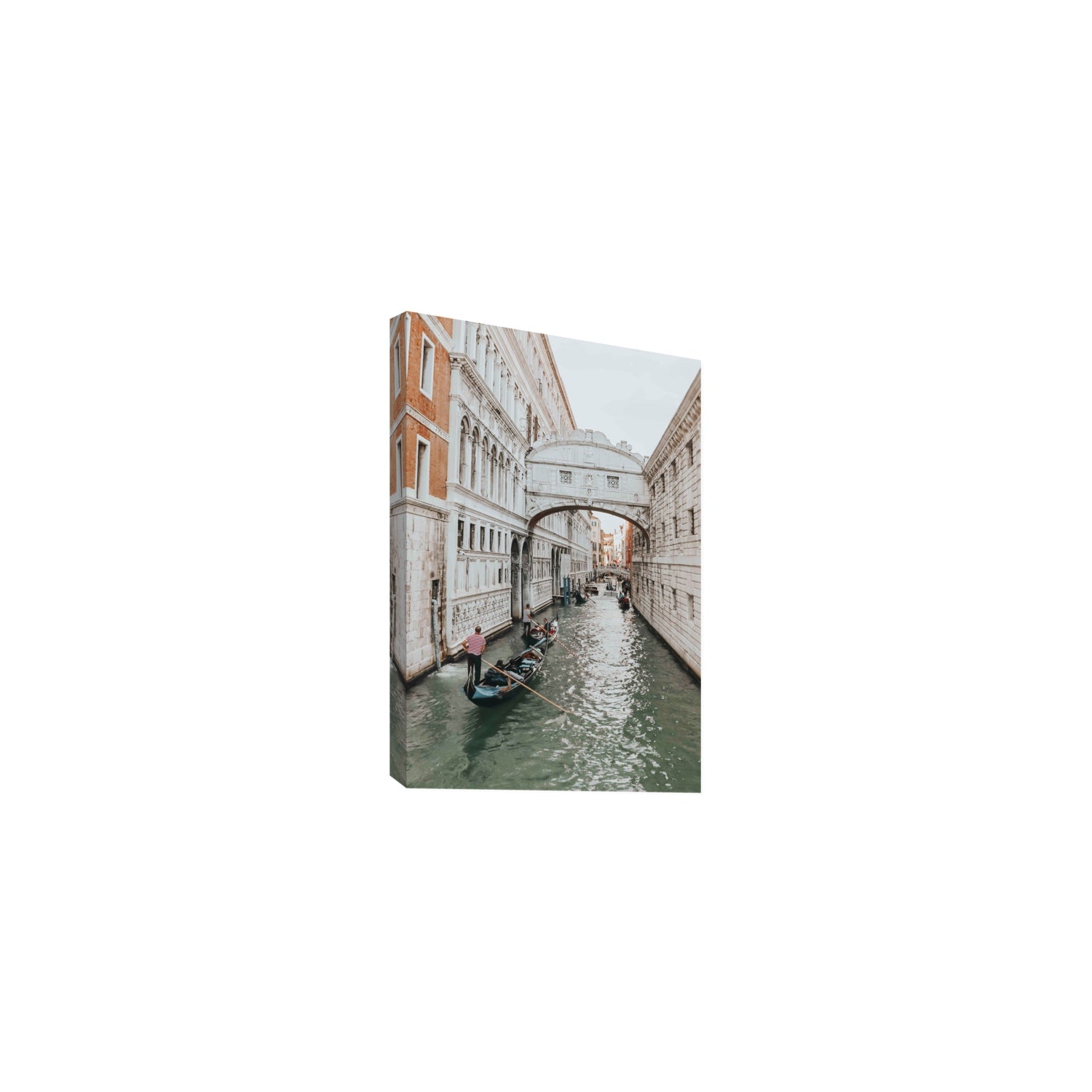 Bridge of Sighs Venice Gondola Italian wall art Medium stretched canvas print