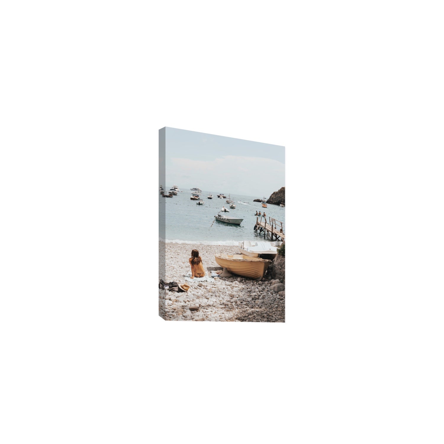 Solo Sojourn Nerano wall art Medium stretched canvas print