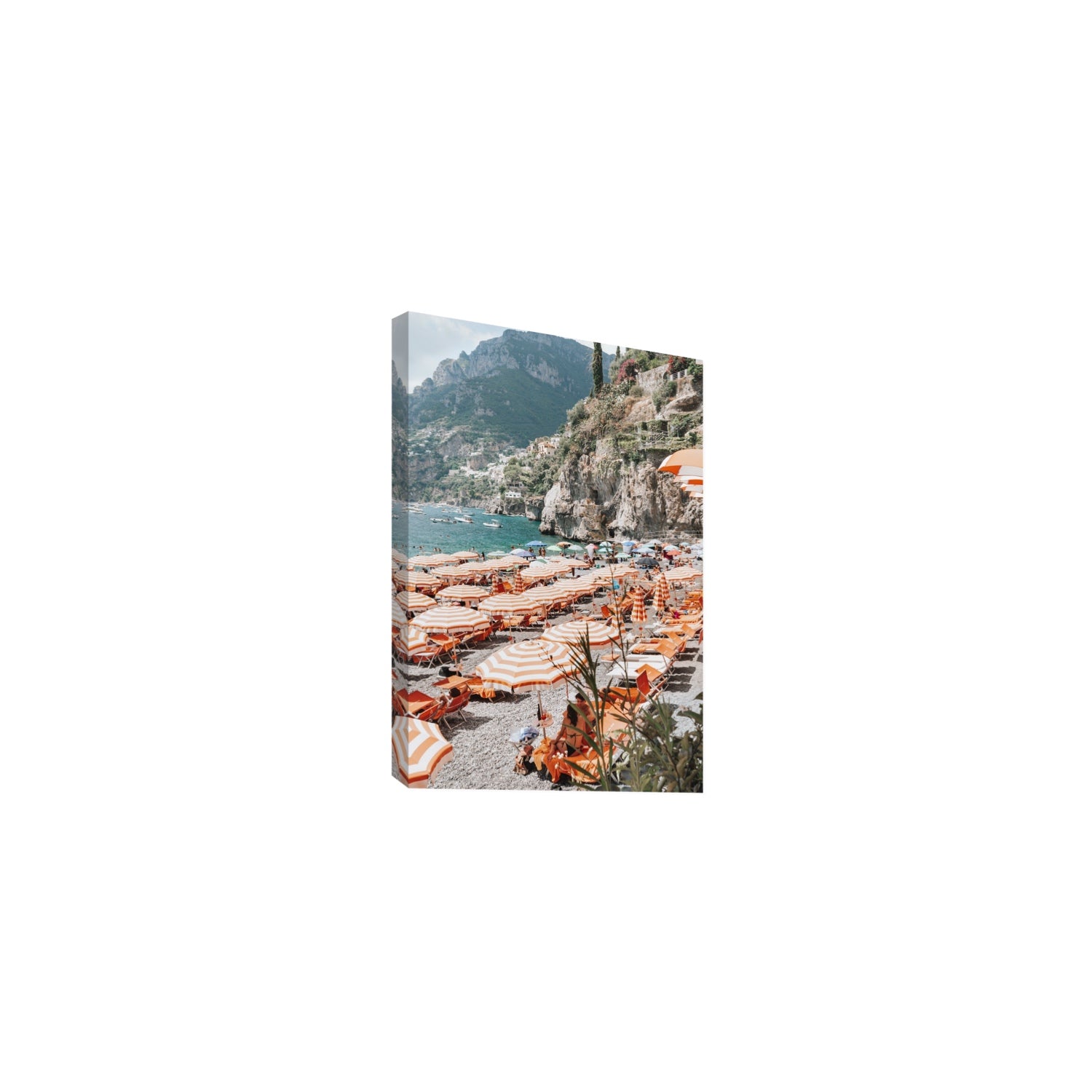 Bagni d'Arienzo Positano decor wall art Medium stretched canvas print