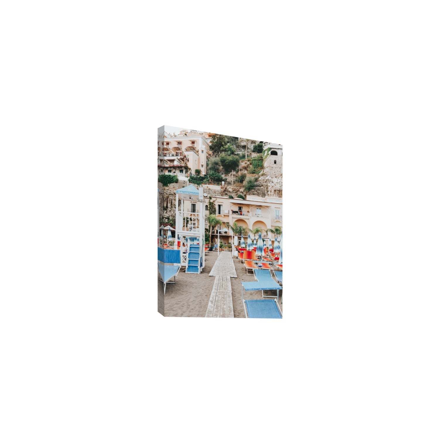 Torre Di Salvataggio fine art print, Positano, Italy, Medium, Stretched Canvas