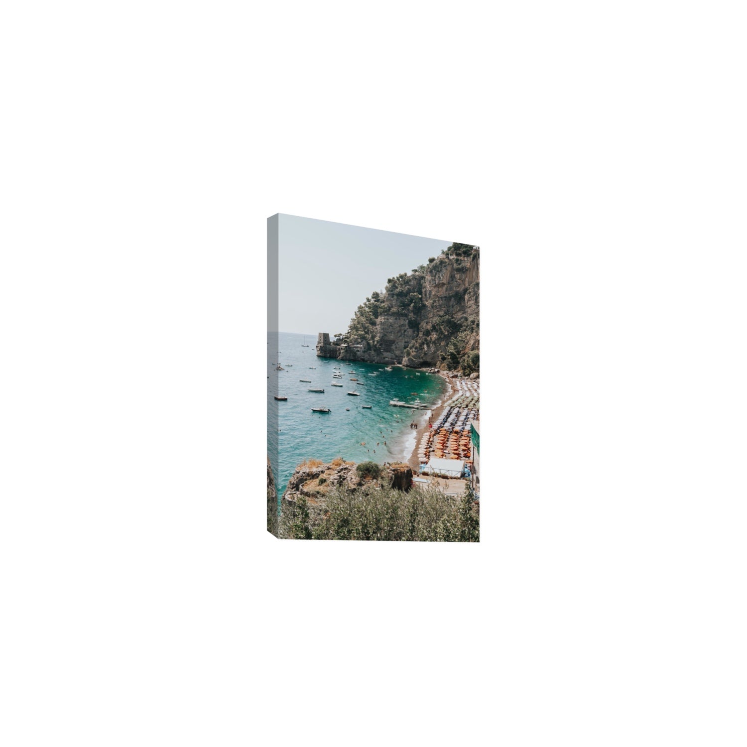 Baia dei Sogni fine art print, Positano, Italy, Medium, Stretched Canvas