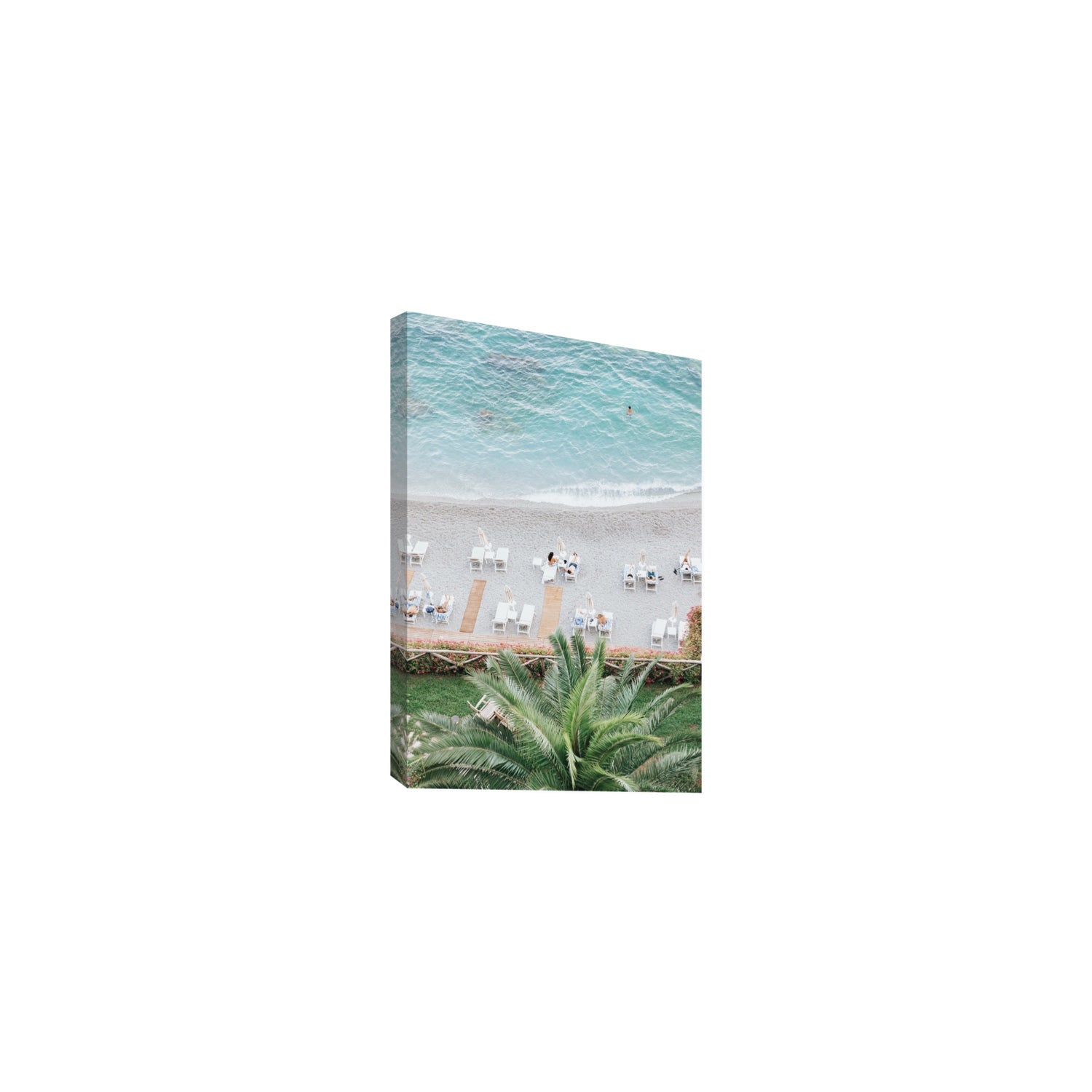 Paradiso Amalfi Mediterranean wall art Medium stretched canvas print
