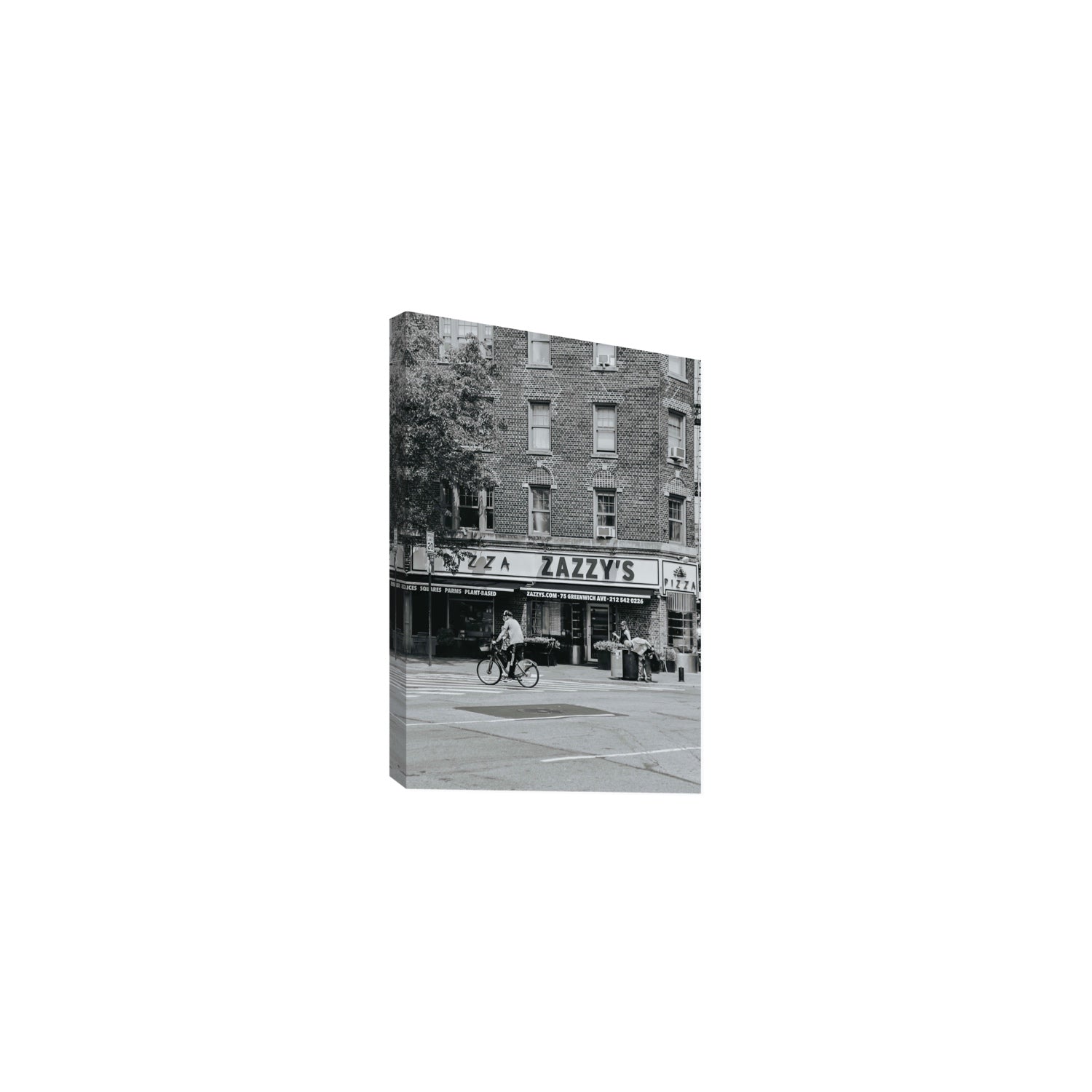 Zazzy's New York NYC Black & White wall art Medium stretched canvas print