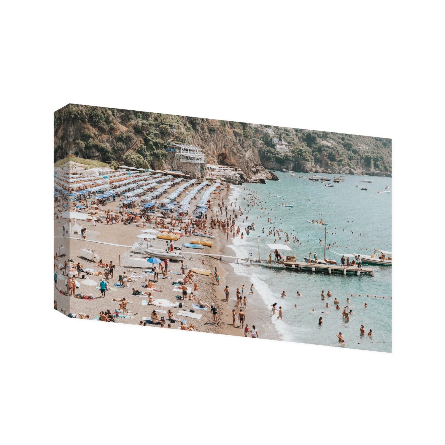 Vista Costiera fine art print, Positano, Italy, Statement, Stretched Canvas