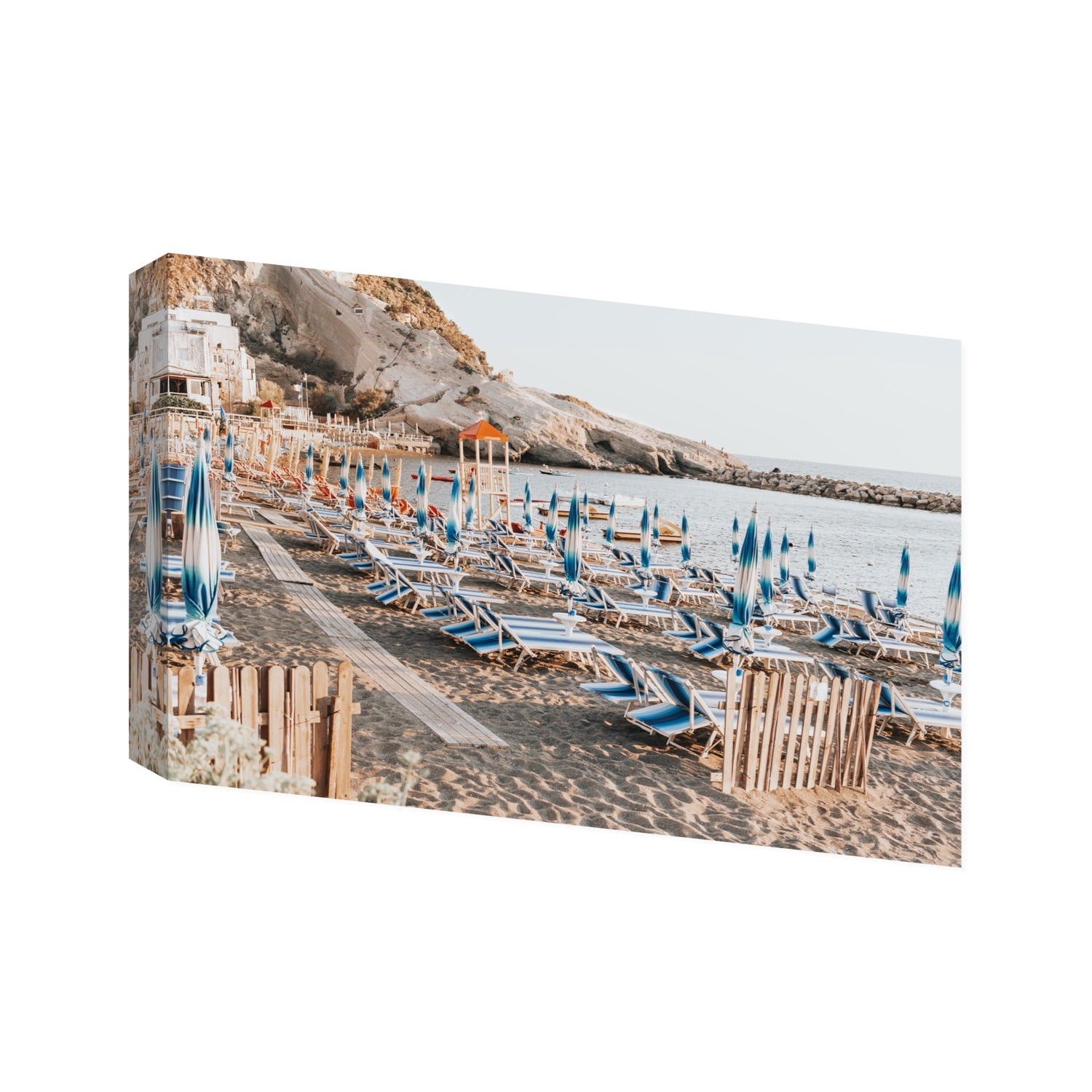 Sandy Daydreams fine art print, Ischia, Italy, Statement, Stretched Canvas