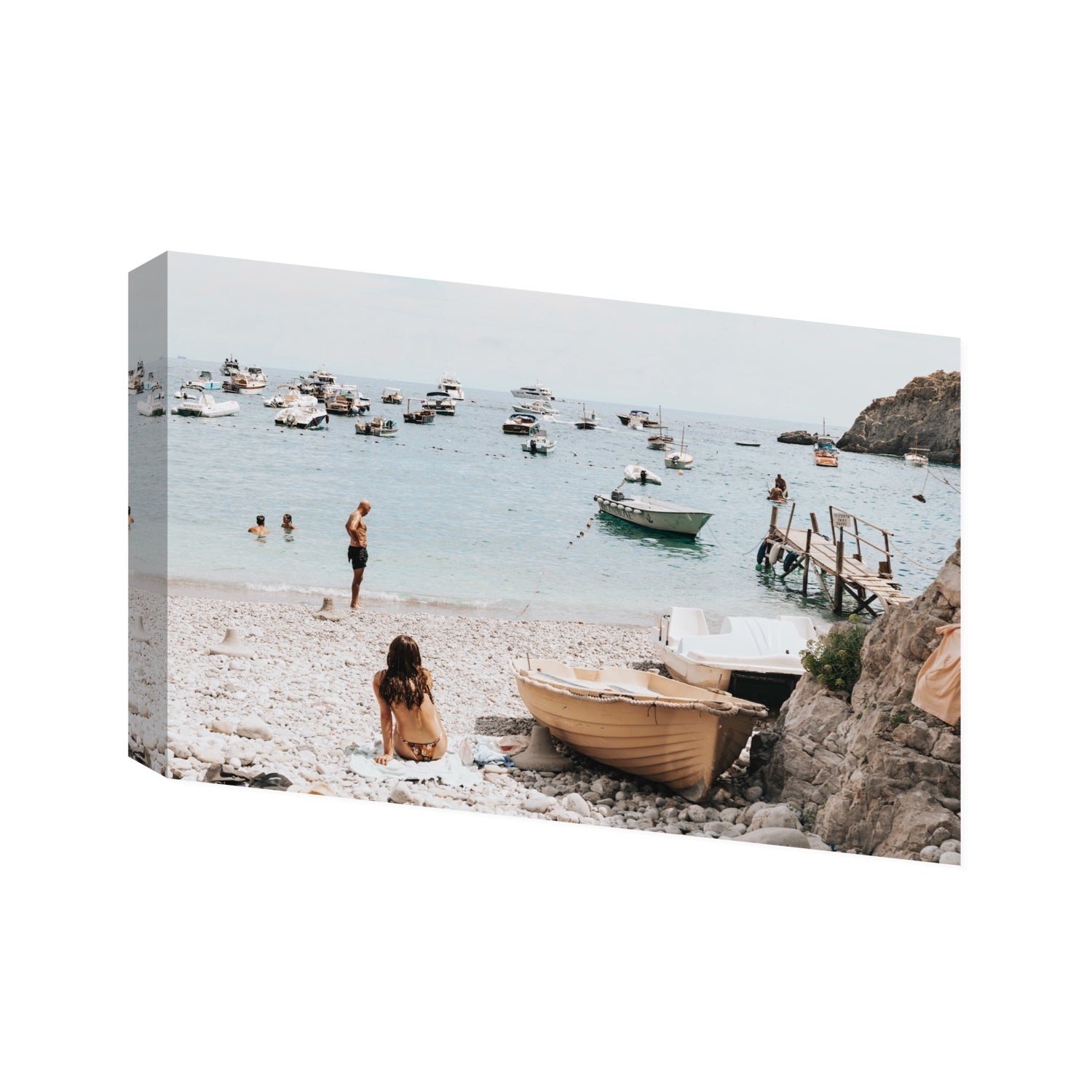 L'Osservatore Nerano wall art Statement stretched canvas print