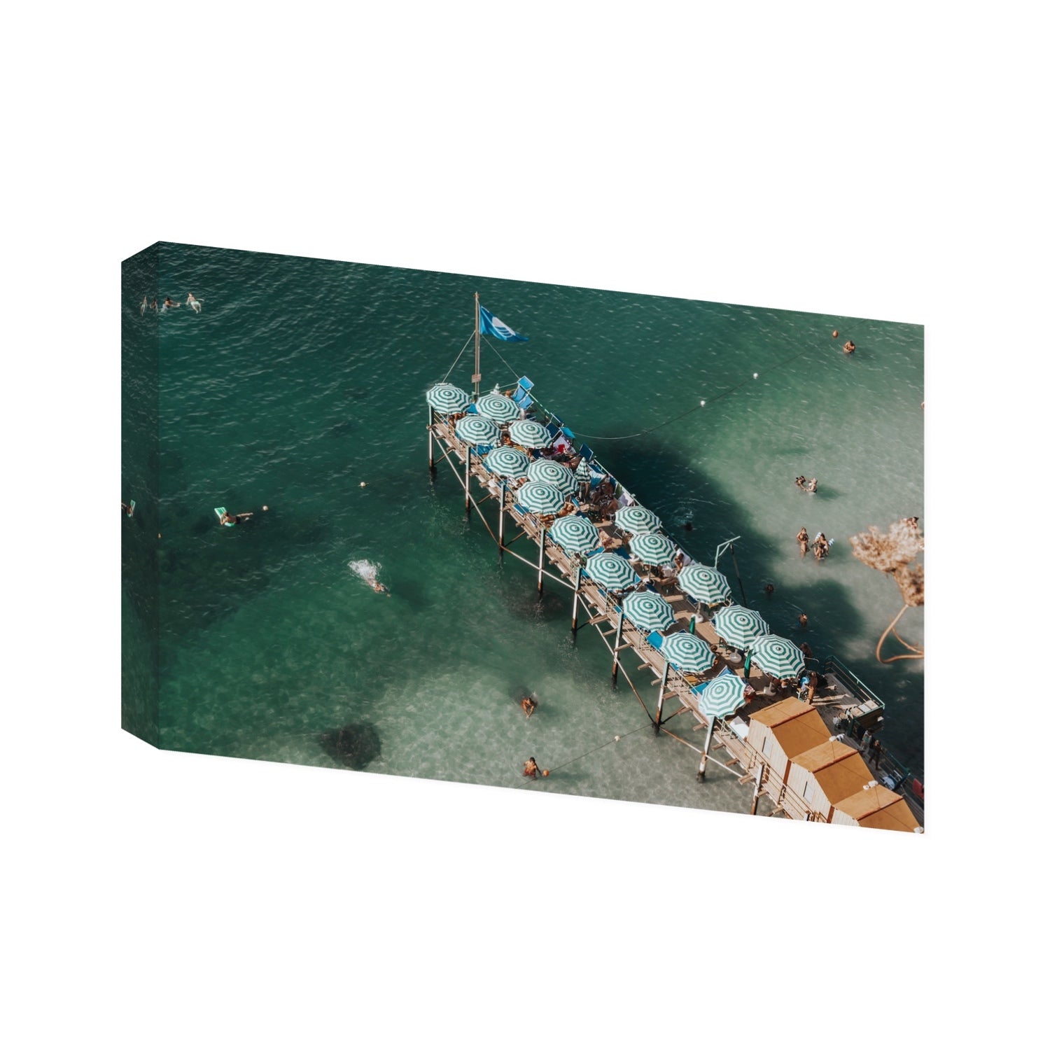 Sorrento Shangri La Sorrento coastal Italian wall art Statement stretched canvas print