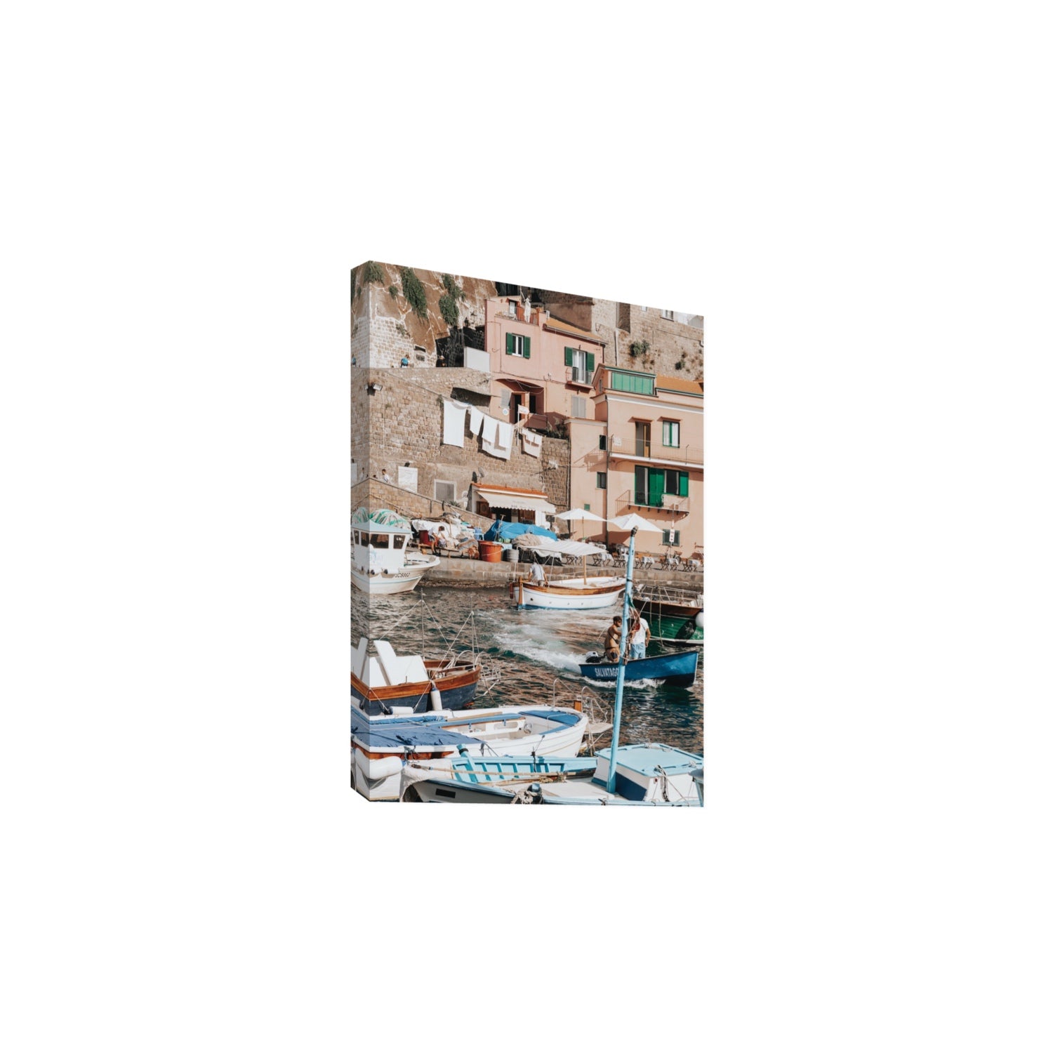 Coastal Carousel fine art print, Sorrento, Italy, Large, Stretched Canvas