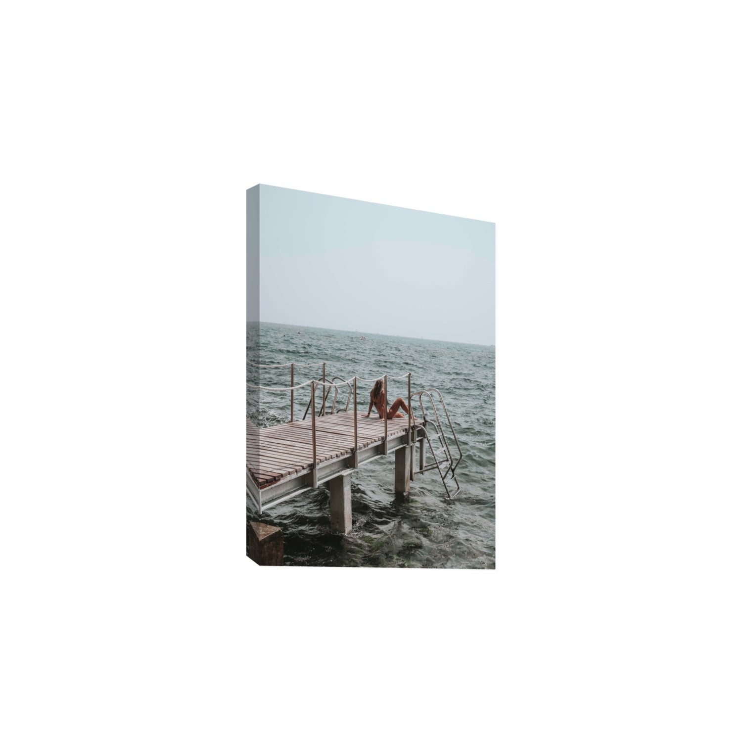 The Dock's Whisper fine art print, Tuscany, Italy, Large, Stretched Canvas