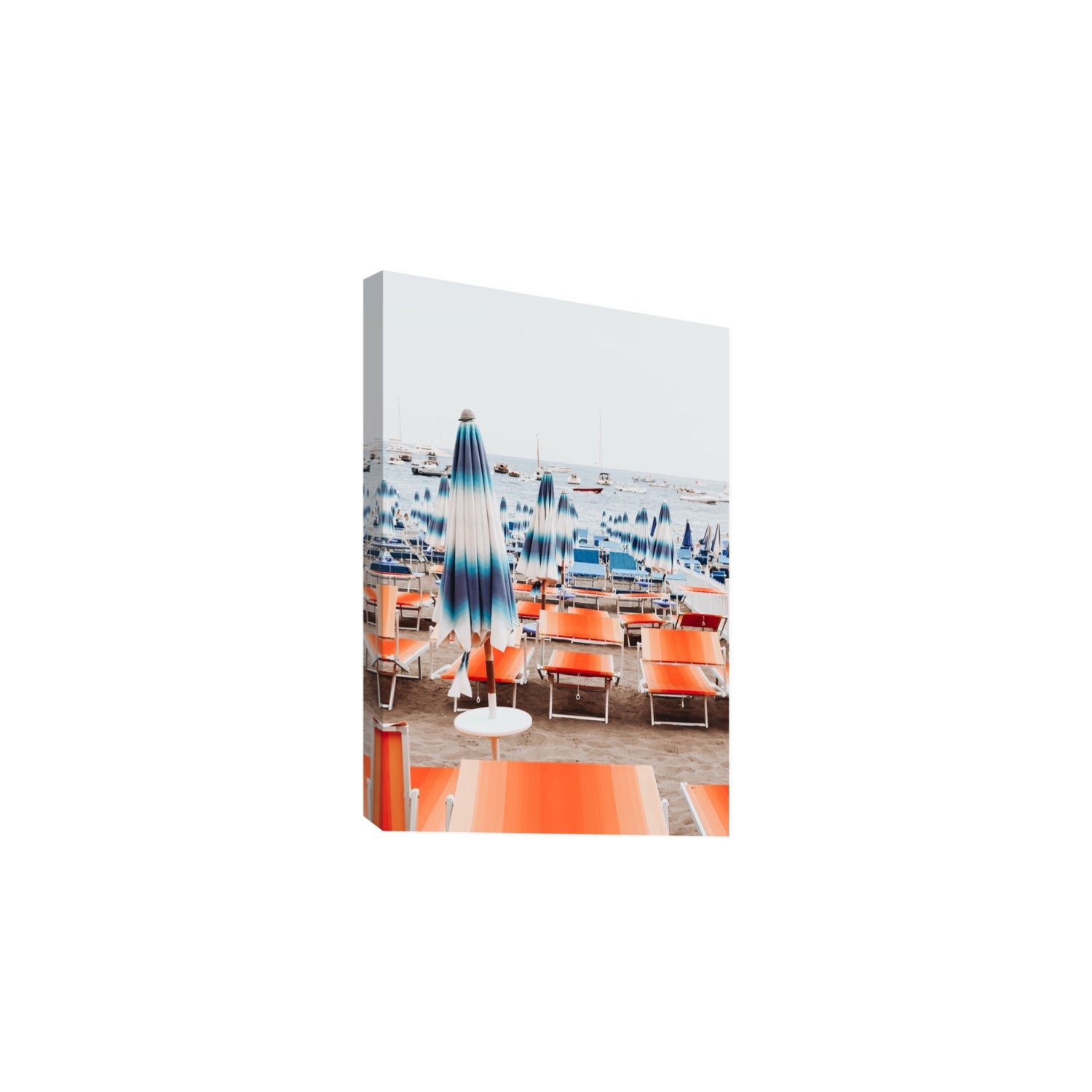 Orange Crush fine art print, Positano, Italy, Large, Stretched Canvas
