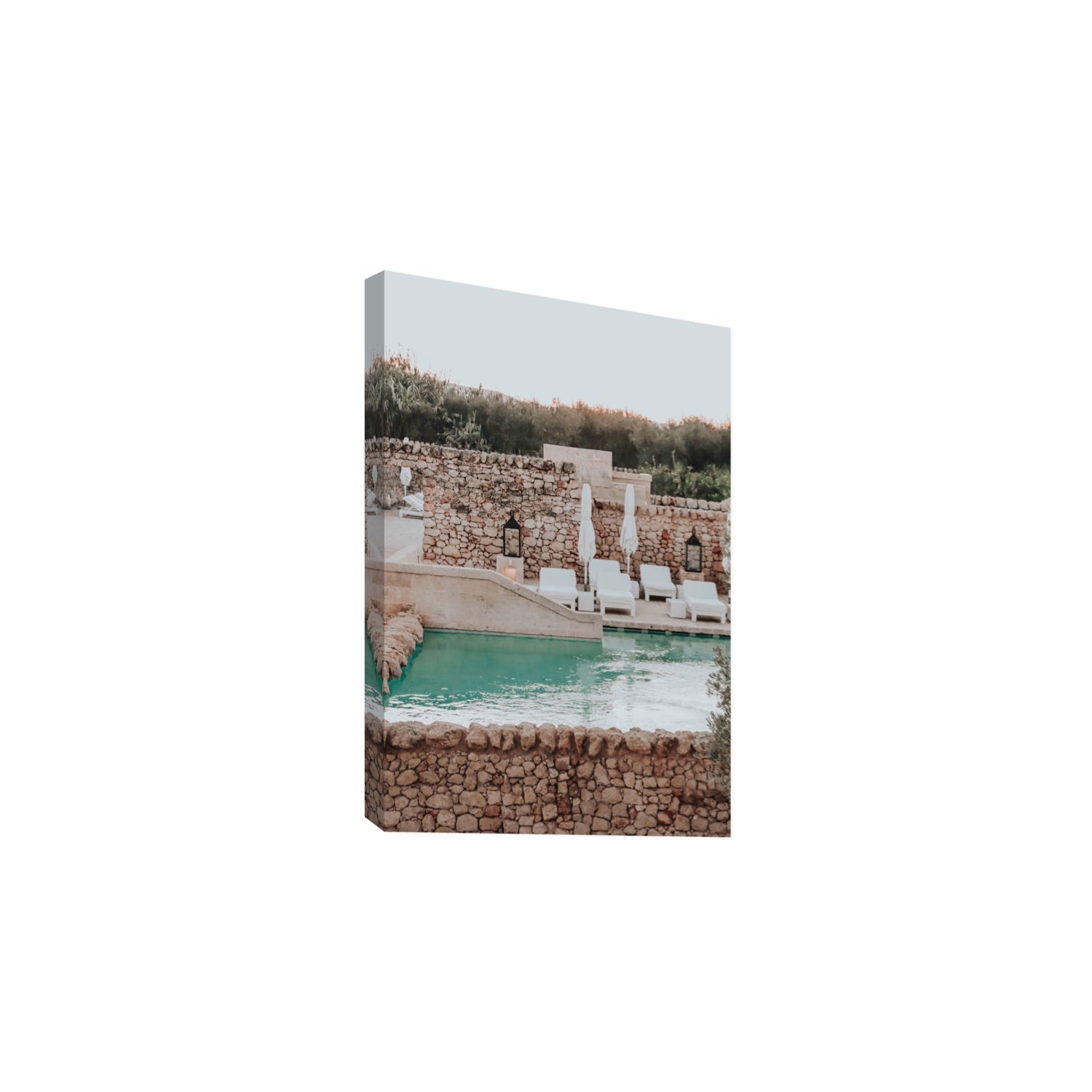 Stone Refuge fine art print, Puglia, Italy, Large, Stretched Canvas