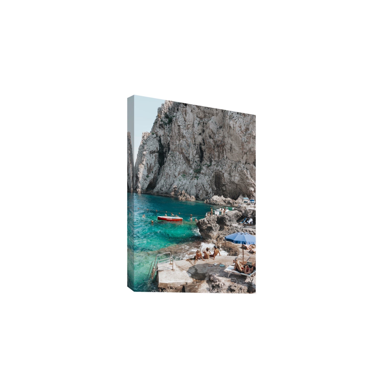 Tranquility fine art print, Capri, Italy, Large, Stretched Canvas