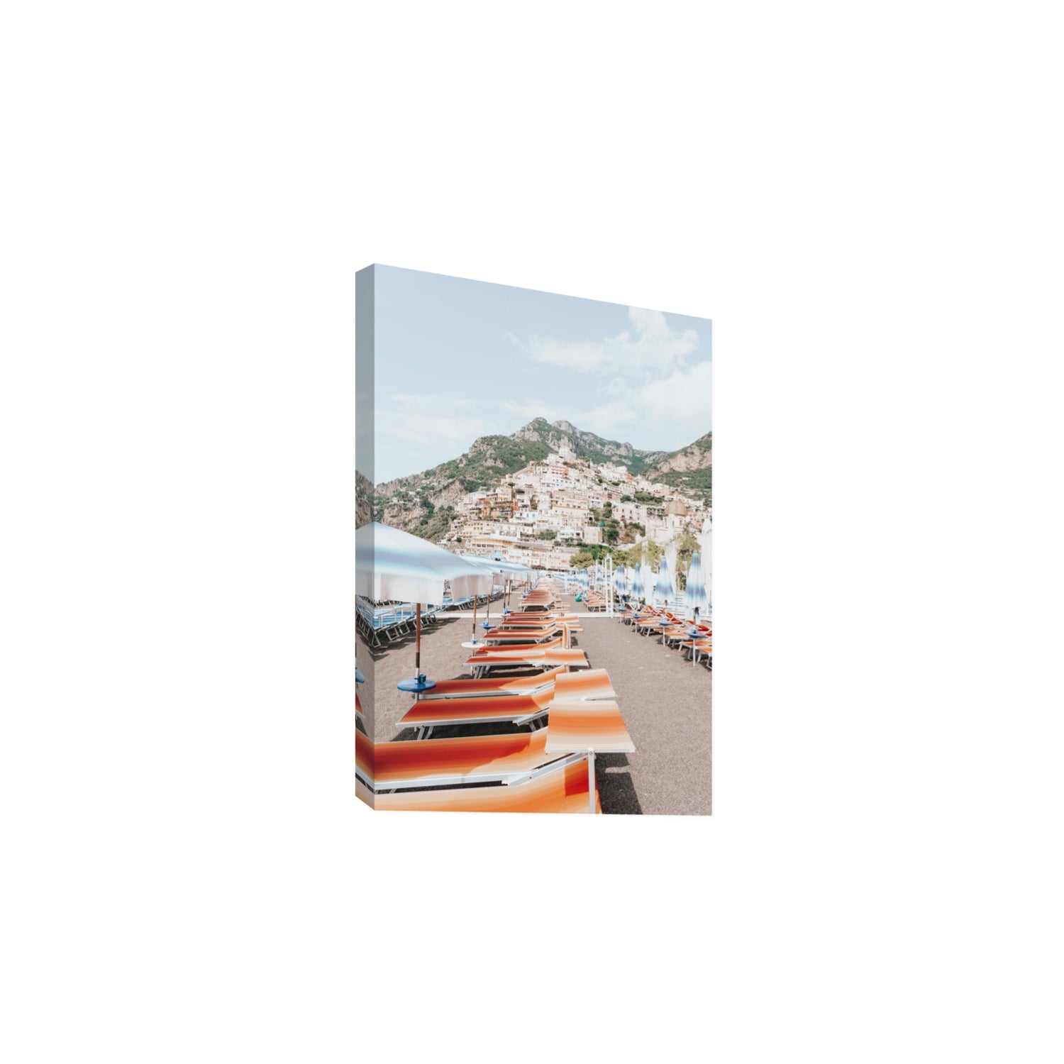 A Symphony of Colours fine art print, Positano, Italy, Large, Stretched Canvas