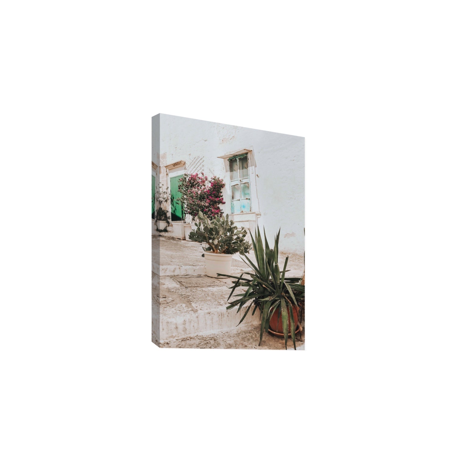 Giardino Segreto Puglia Ostuni wall art Large stretched canvas print