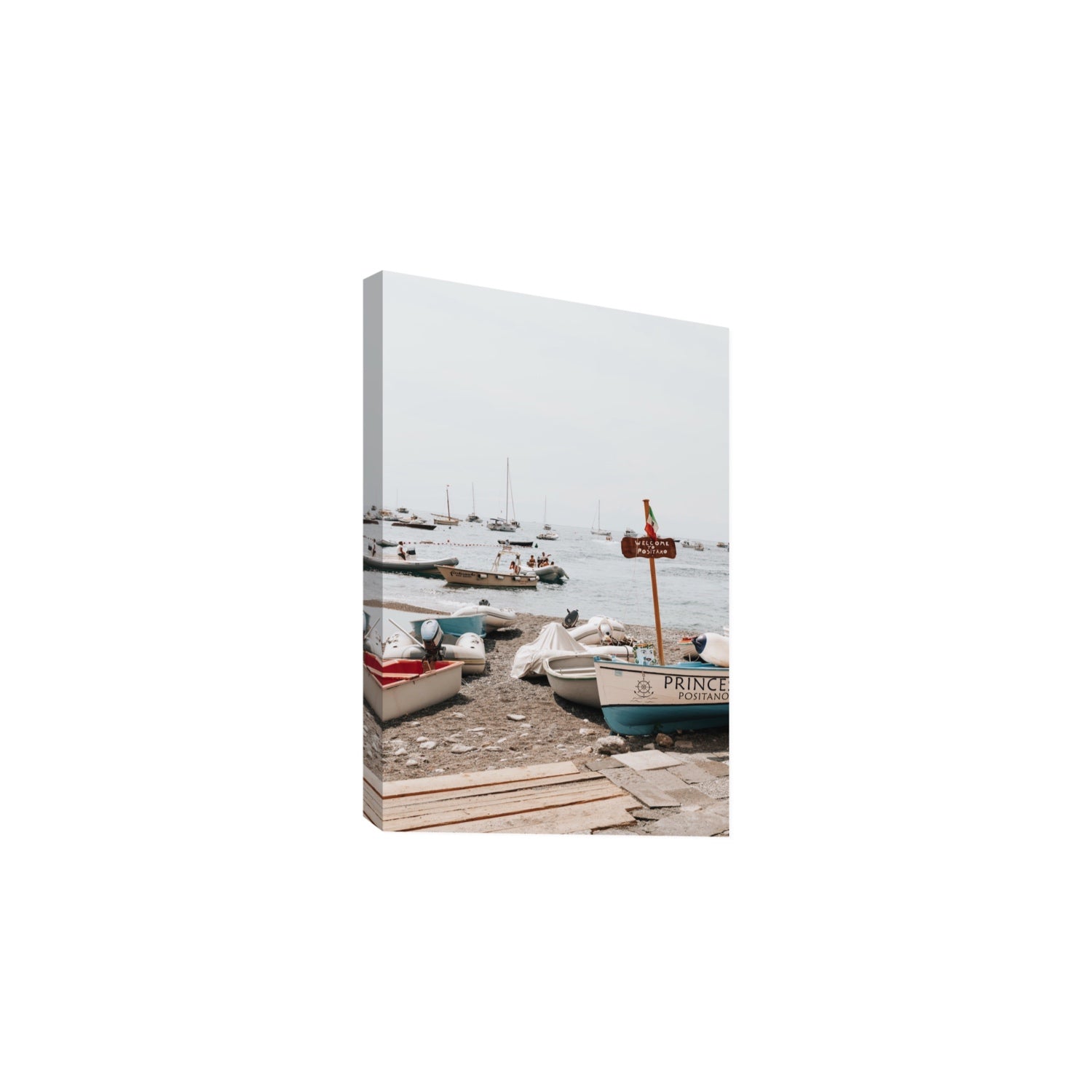 Coming Home fine art print, Positano, Italy, Large, Stretched Canvas