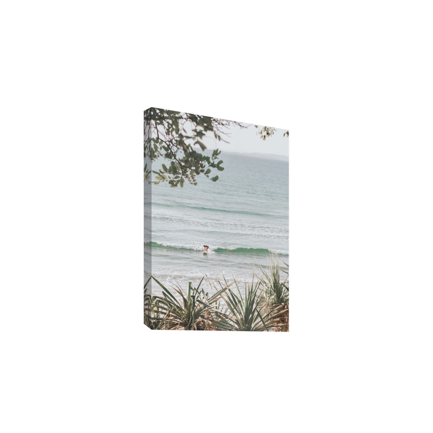 Dream Boat fine art print, Noosa, Australia, coastal scenes artwork, Large, Stretched Canvas