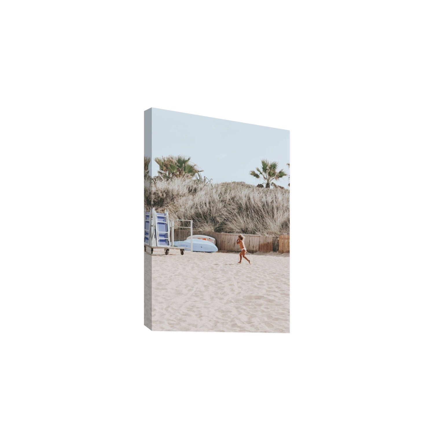 Little Explorer fine art print, Puglia, Italy, Large, Stretched Canvas