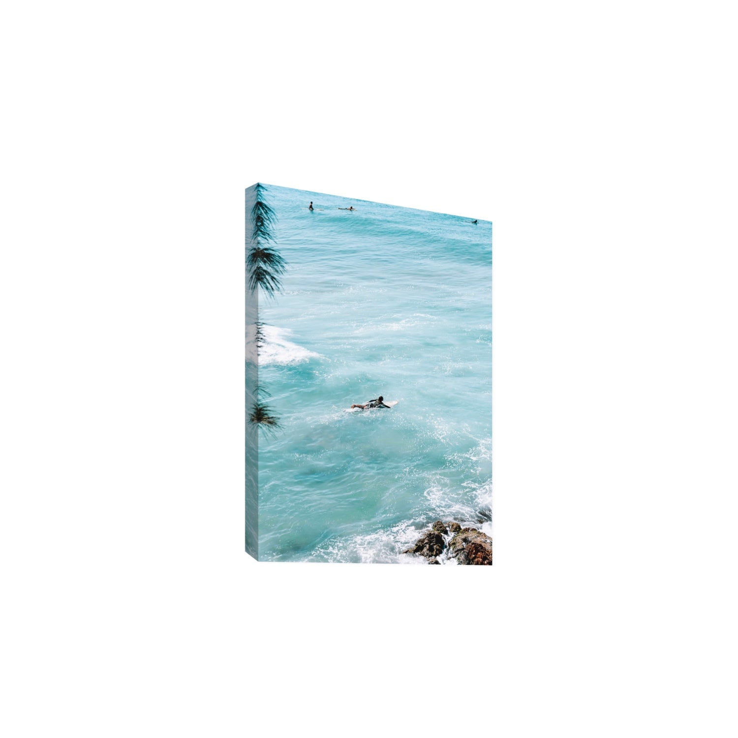 Blue Crush fine art print, Byron Bay, Australia, Large, Stretched Canvas