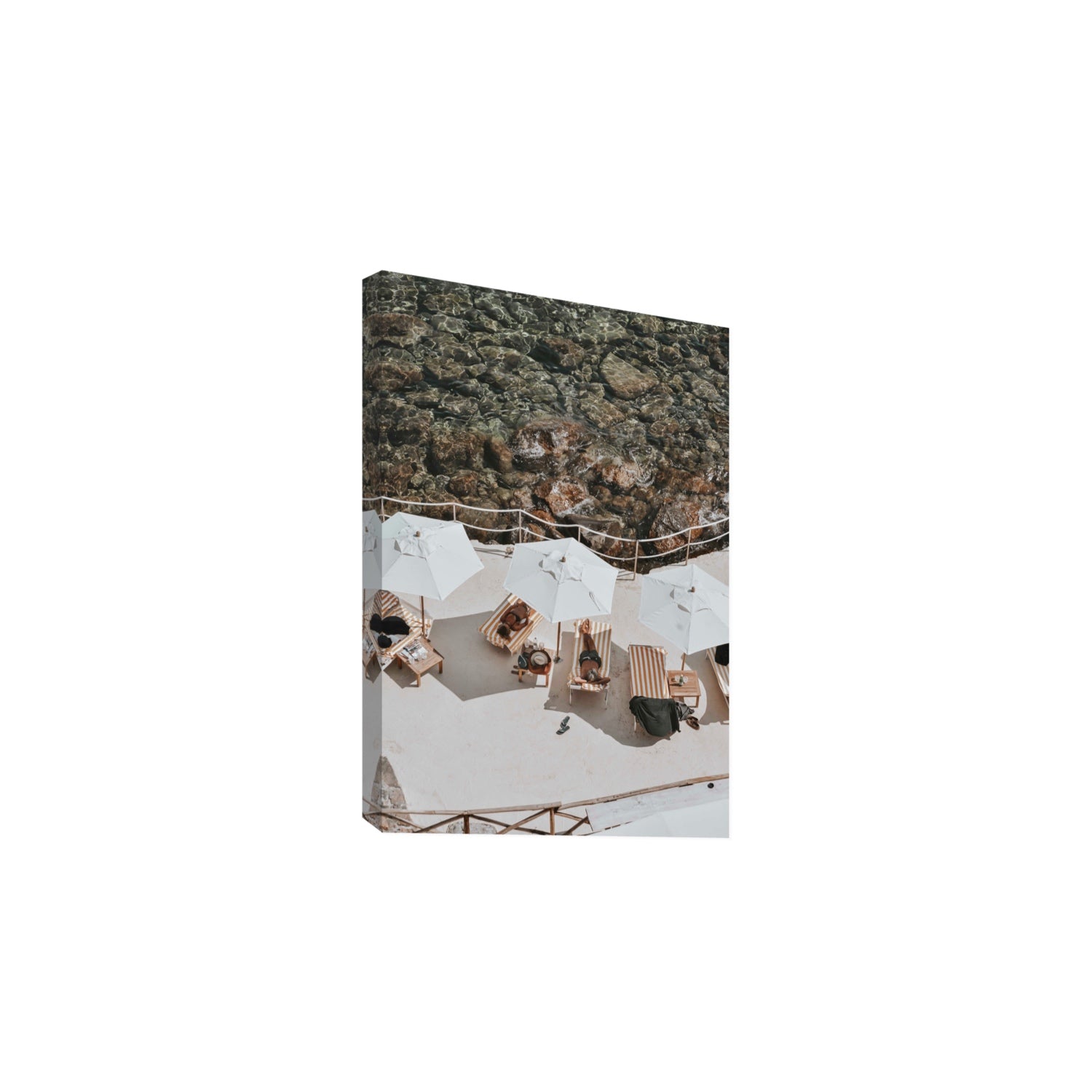When Harry Met Sally Tuscany coastal wall art Large stretched canvas print