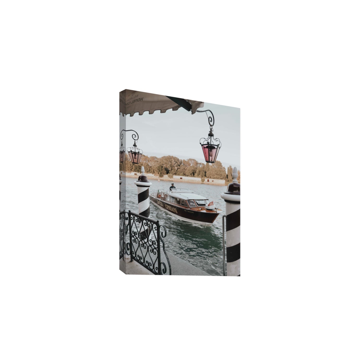 Taxi Shuttle Venice wall art Large stretched canvas print
