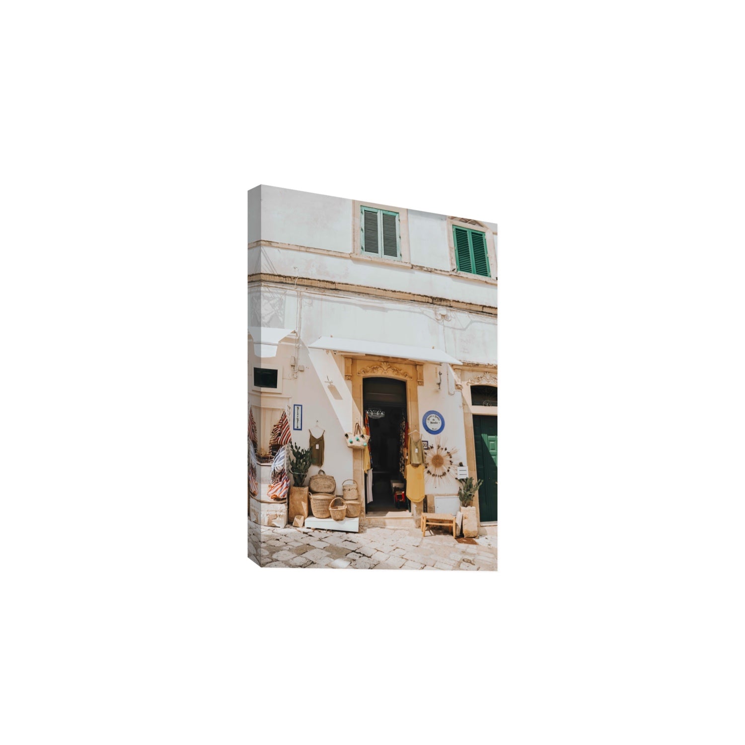 Artisan Ambience Puglia Italian wall art Large stretched canvas print