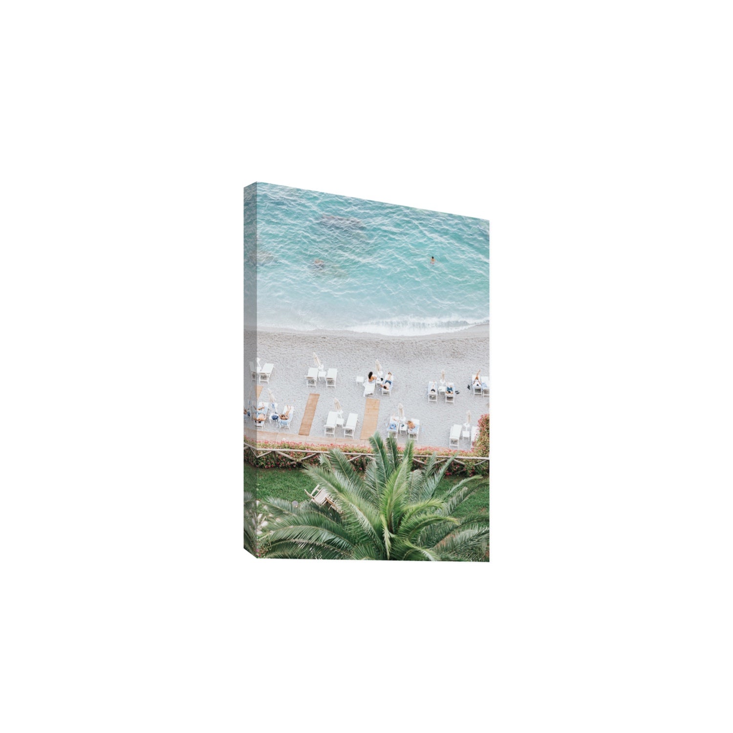 Paradiso Amalfi Mediterranean wall art Large stretched canvas print
