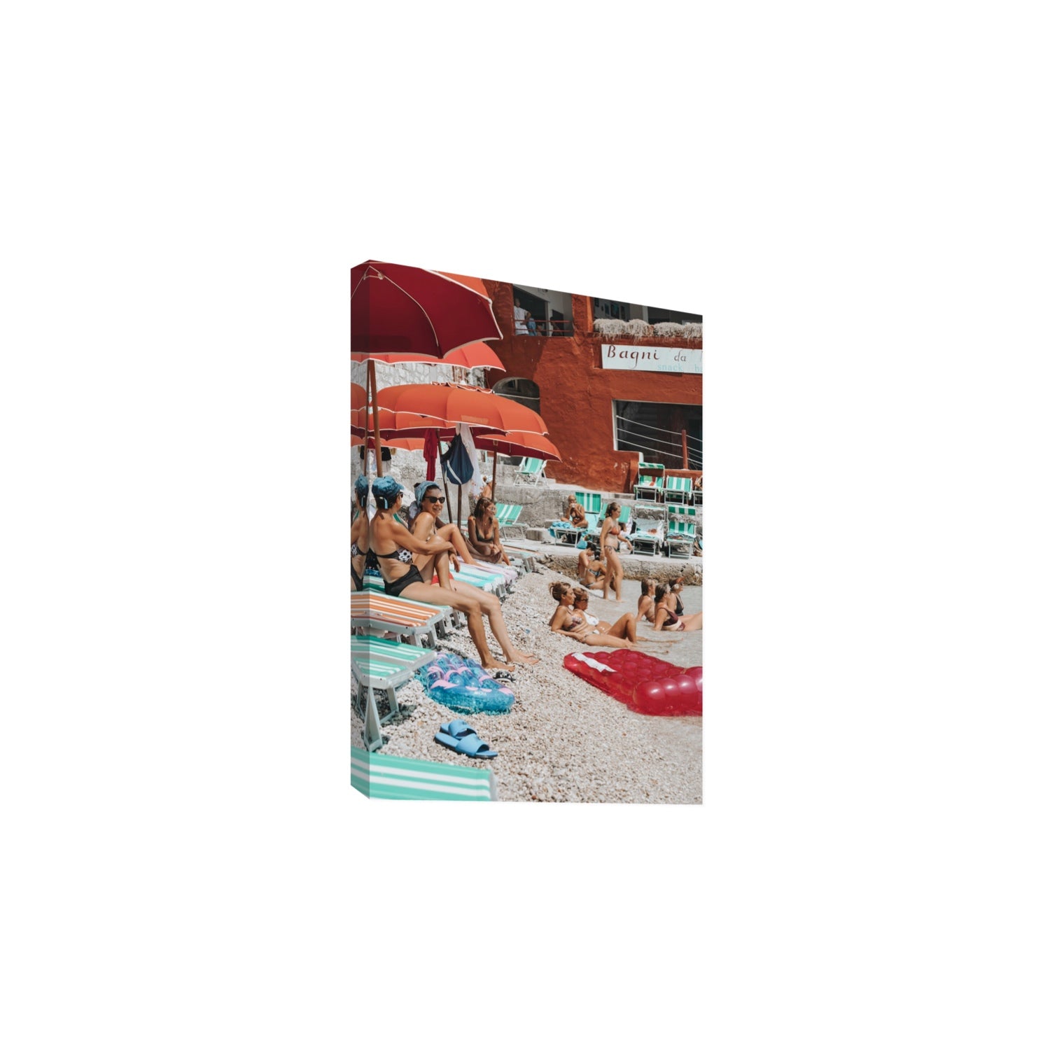 La Dolce Vita fine art print, Capri, Italy, Large, Stretched Canvas