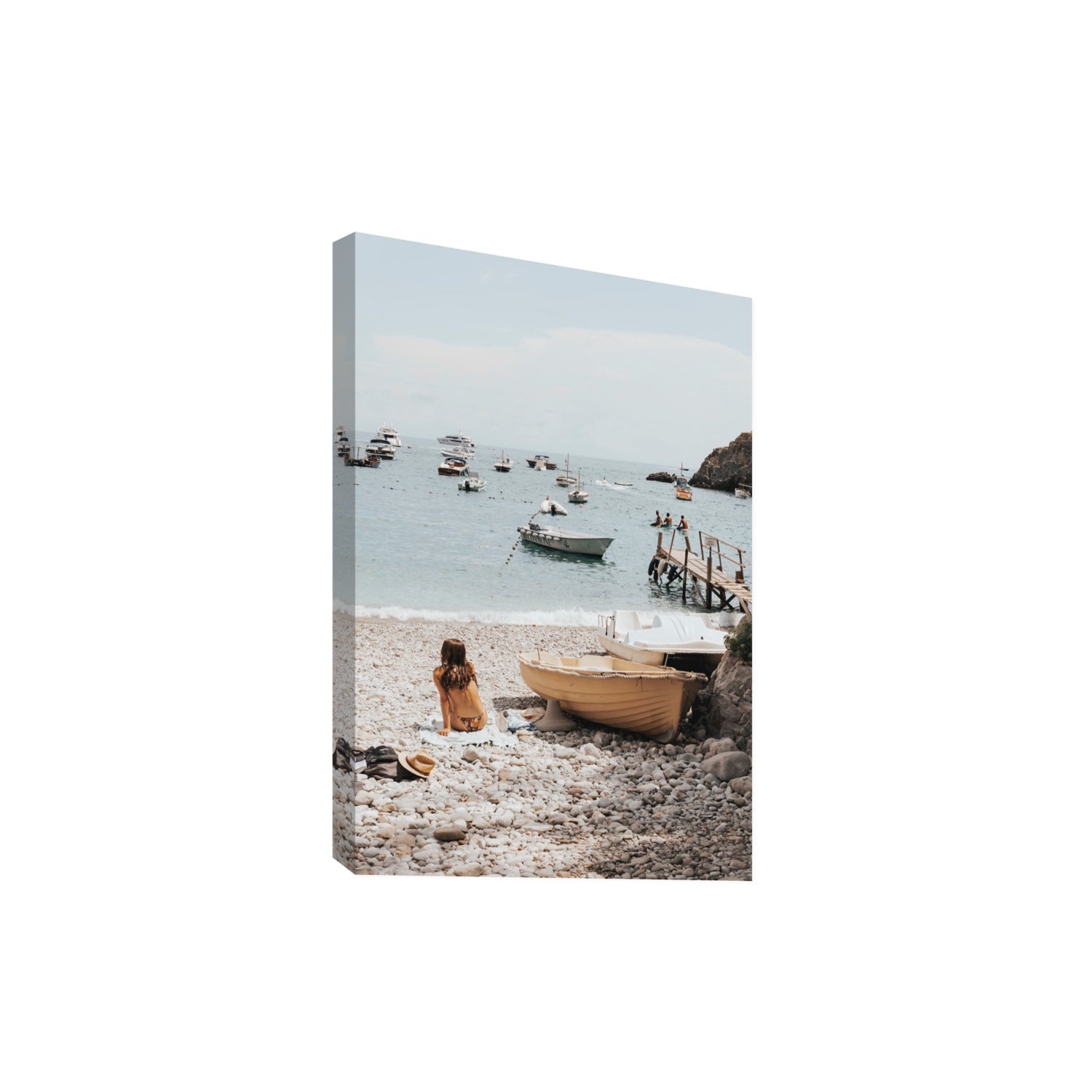 Solo Sojourn Nerano wall art Extra Large stretched canvas print